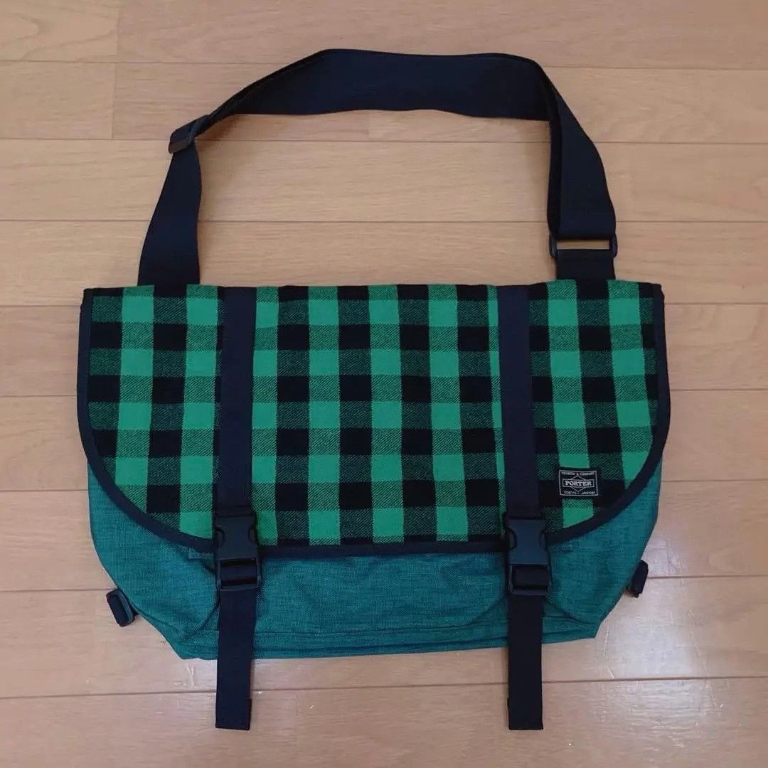 Head Porter HEAD PORTER Green Plaid Shoulder Bag Size ONE SIZE - 1 Thumbnail