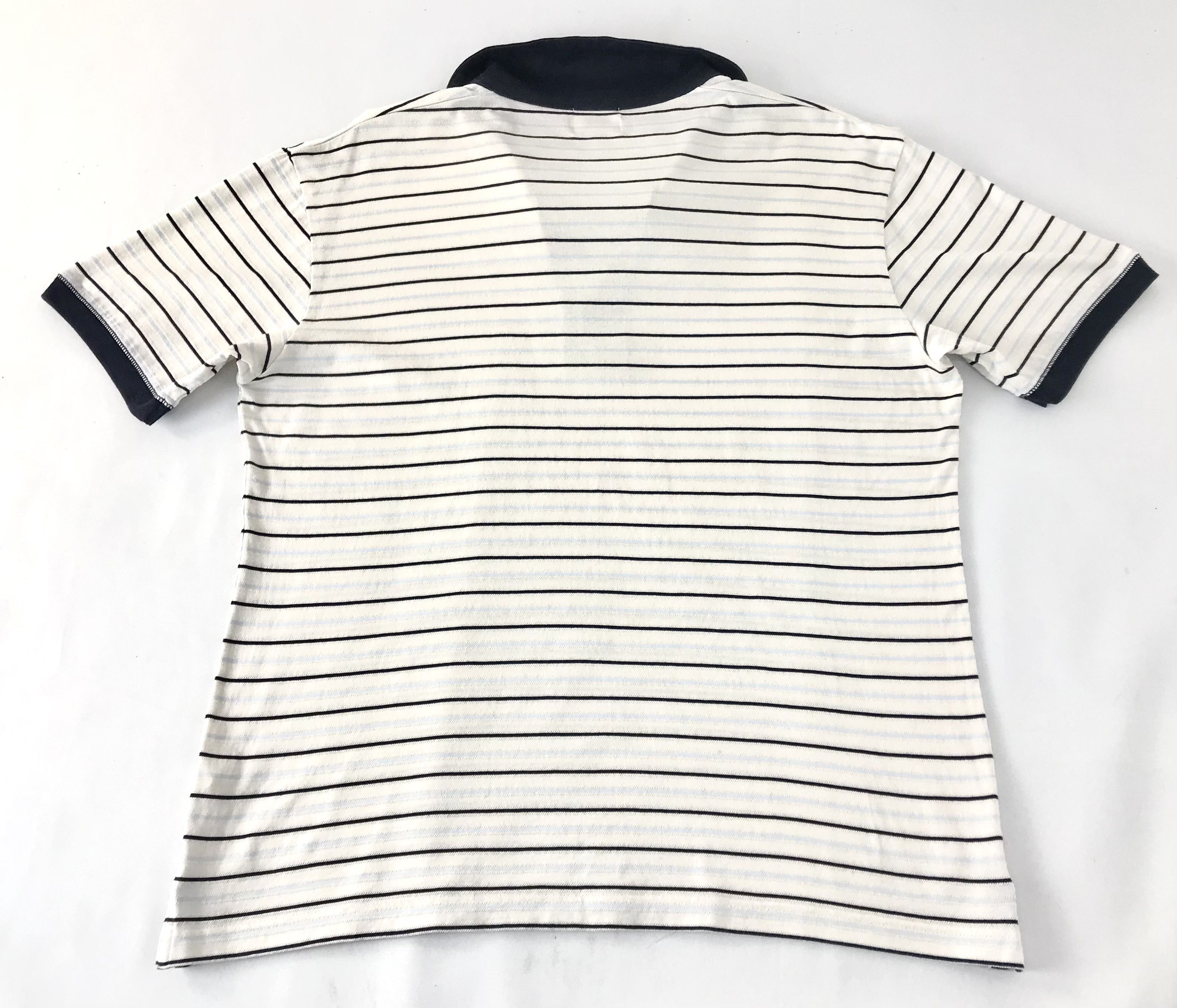 Takeo Kikuchi Vintage Takeo Kikuchi Design Striped Polo Shirt Size US M / EU 48-50 / 2 - 2 Thumbnail