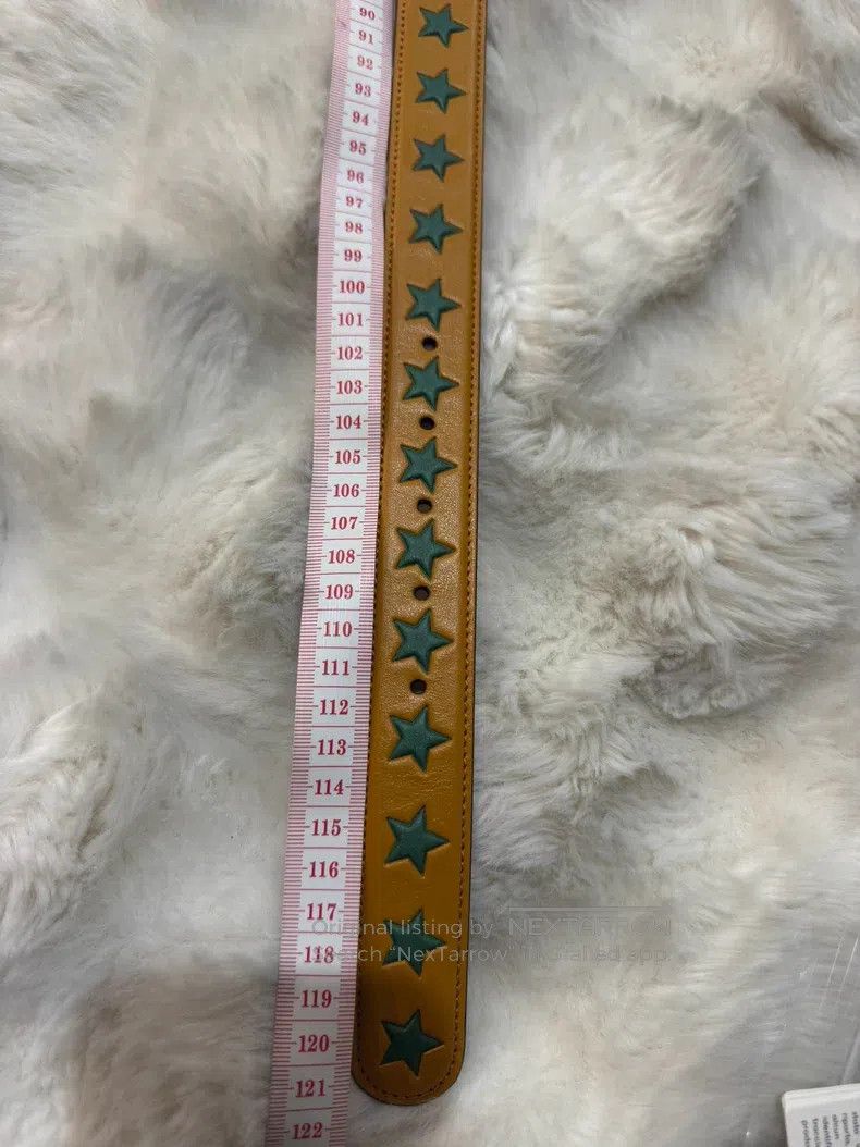 Gucci Guicci Star Men's Belt Size ONE SIZE - 9 Thumbnail