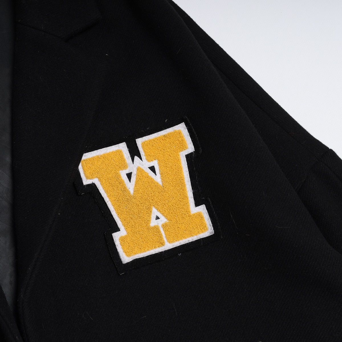 Off-White Off White Vintage Coat W Patches Logo Bar Wool Size US XS / EU 42 / 0 - 9 Thumbnail