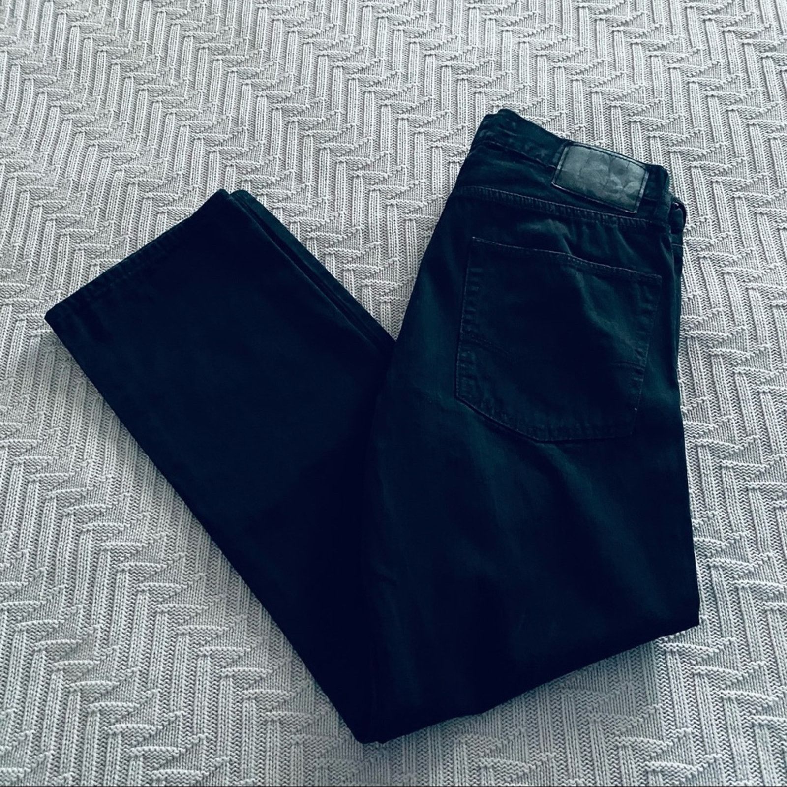 American Eagle Outfitters American Eagle black slim straight jeans Size US 31 - 1 Thumbnail