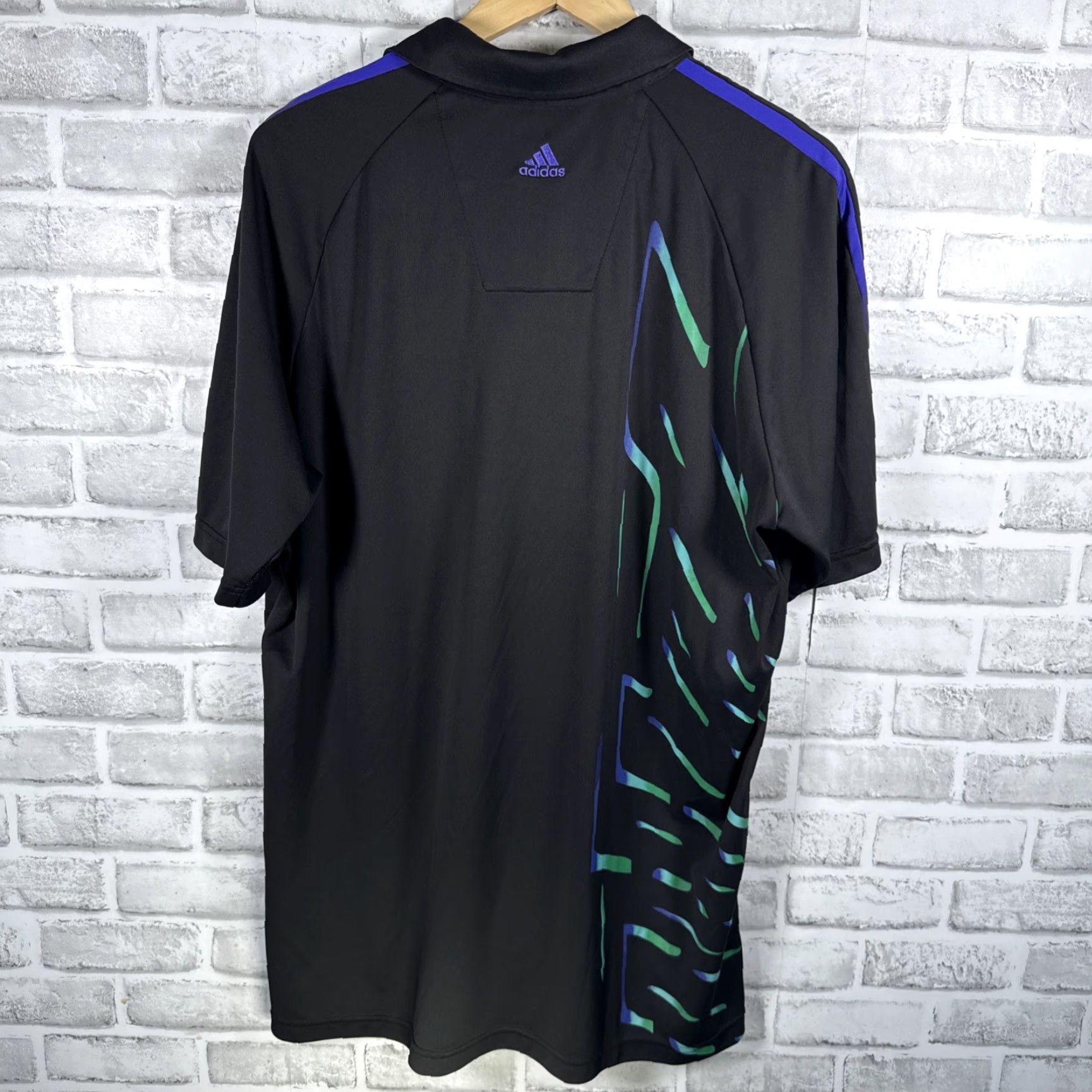 Adidas Adidas Golf Black Polo Shirt Mens Size L Size US L / EU 52-54 / 3 - 4 Thumbnail