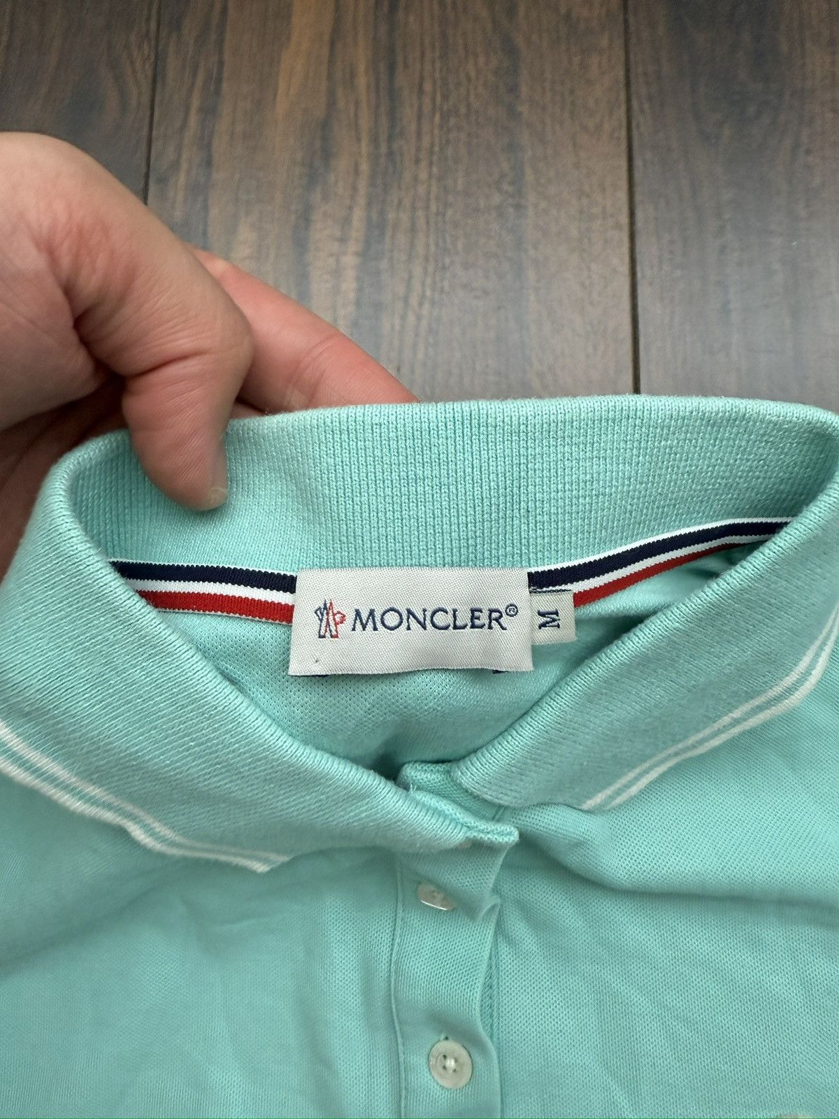 Moncler Vintage Y2K Moncler Polo T-shirt Size L / US 10 / IT 46 - 4 Thumbnail