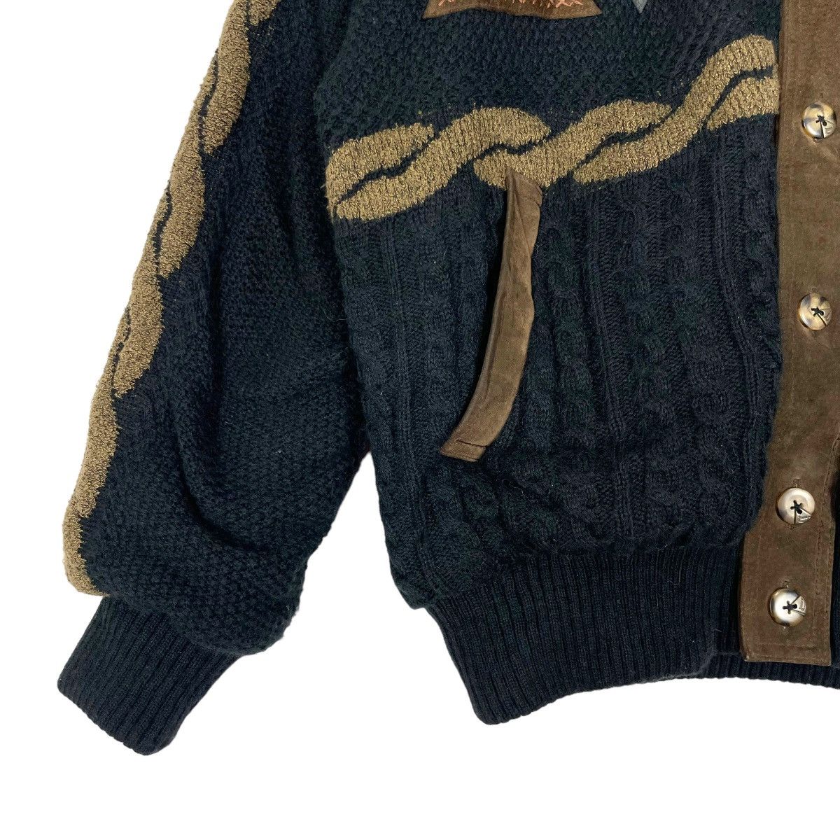 If Six Was Nine Vintage Racow Knitt Jacket Women Knittwear Japanese Brand Size XL / US 12-14 / IT 48-50 - 4 Thumbnail