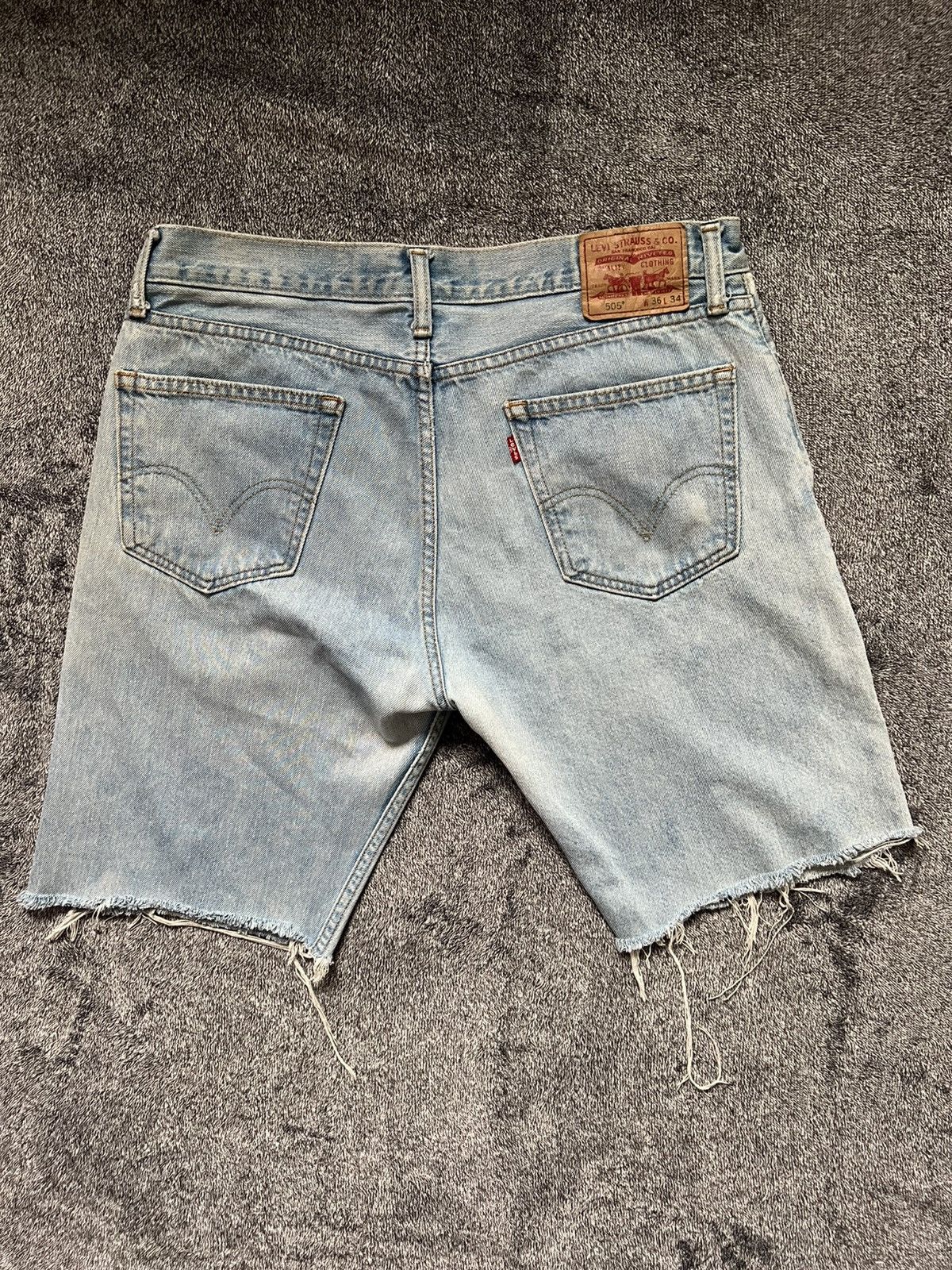 Levi's × Vintage Vintage Levi’s 505 Cutoff Shorts - W36 Size US 36 / EU 52 - 4 Thumbnail