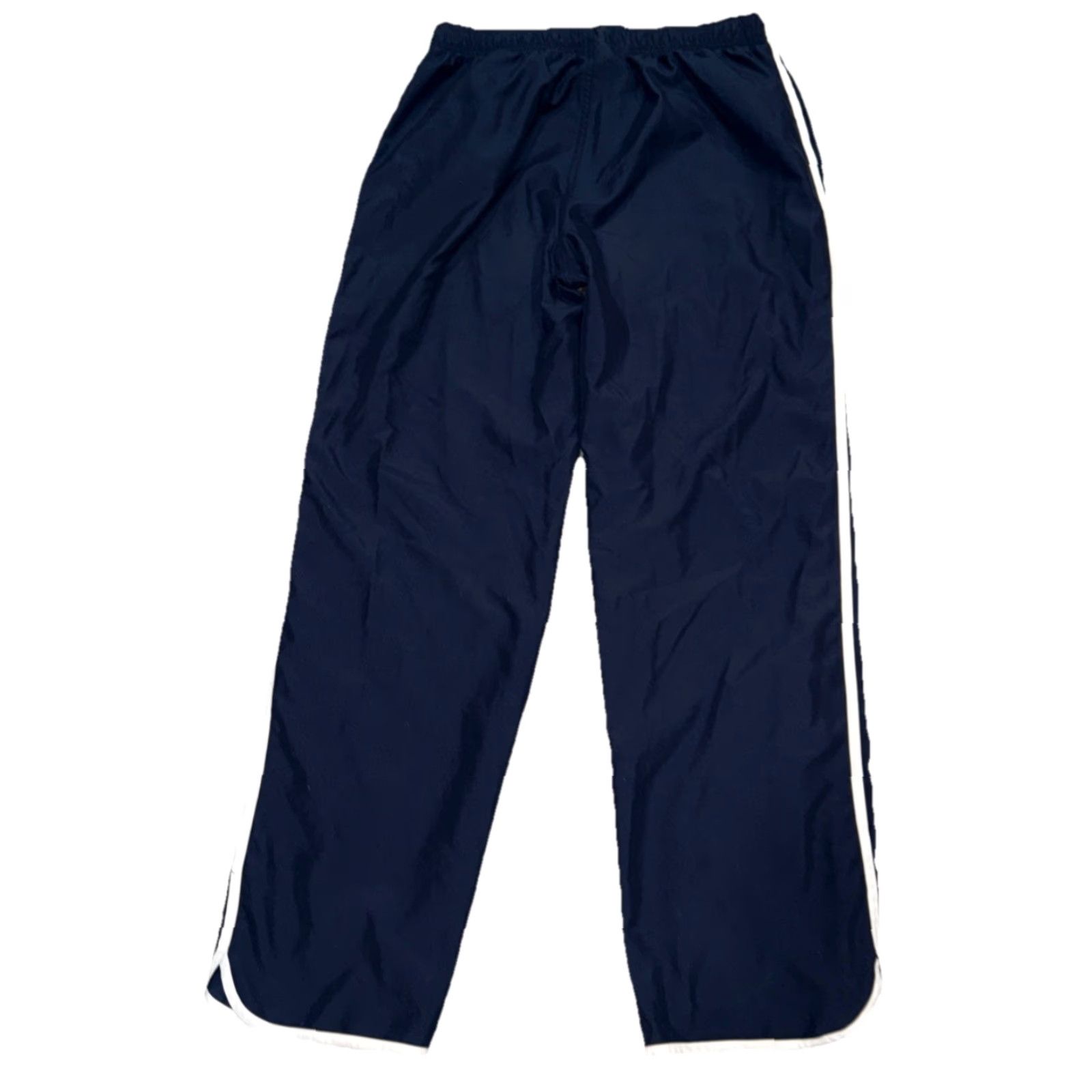Reebok Reebok Navy Blue Polyester Elastic Waist Athletic Track Pants Striped XL Mens Regular Straight Pockets Gym & Training Size US 36 / EU 52 - 3 Thumbnail