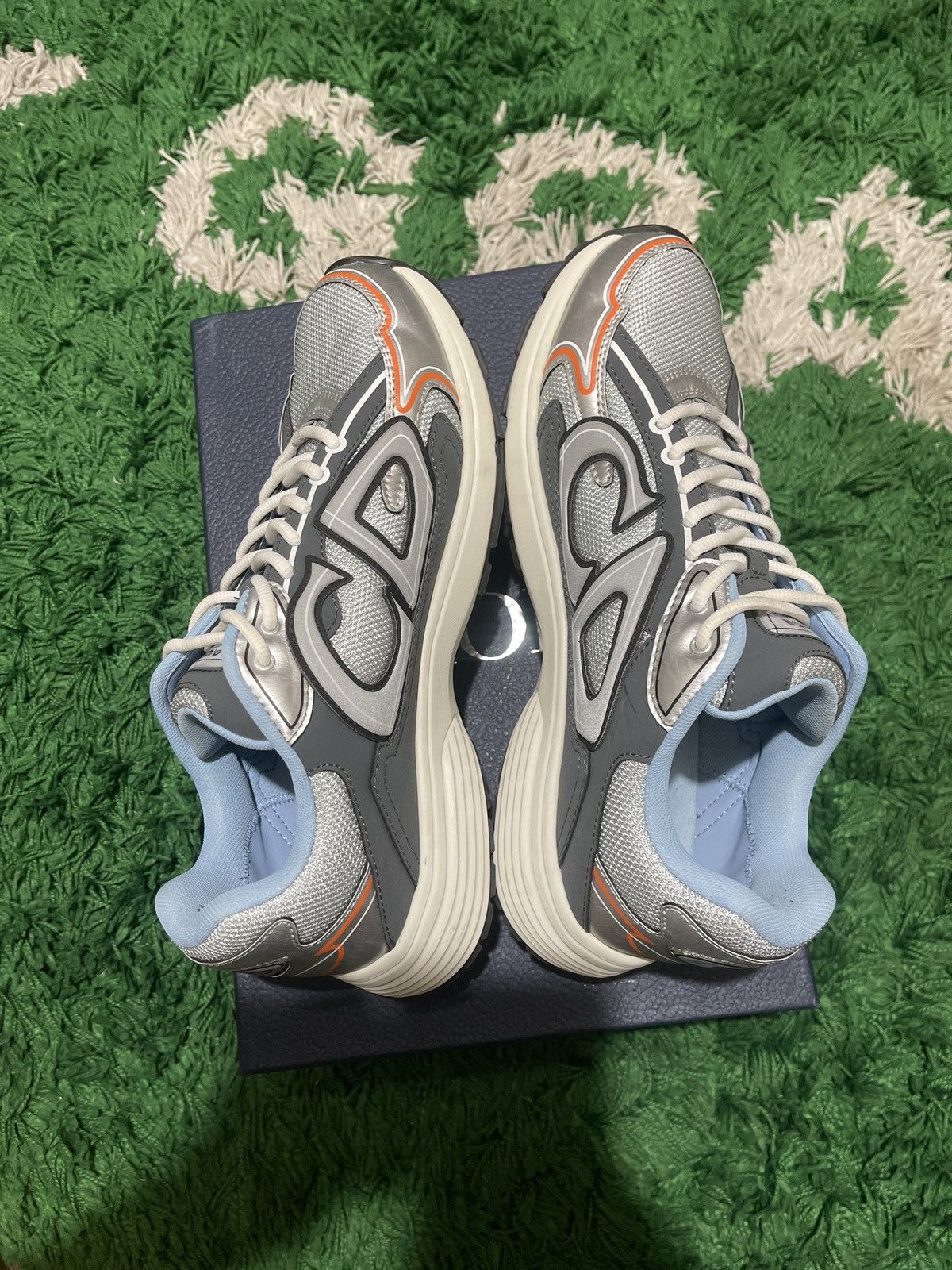 Dior DIOR B30 SILVER DARK GREY SIZE 44EU/10M PRISTINE CONDITION Size US 10 / EU 43 - 5 Thumbnail