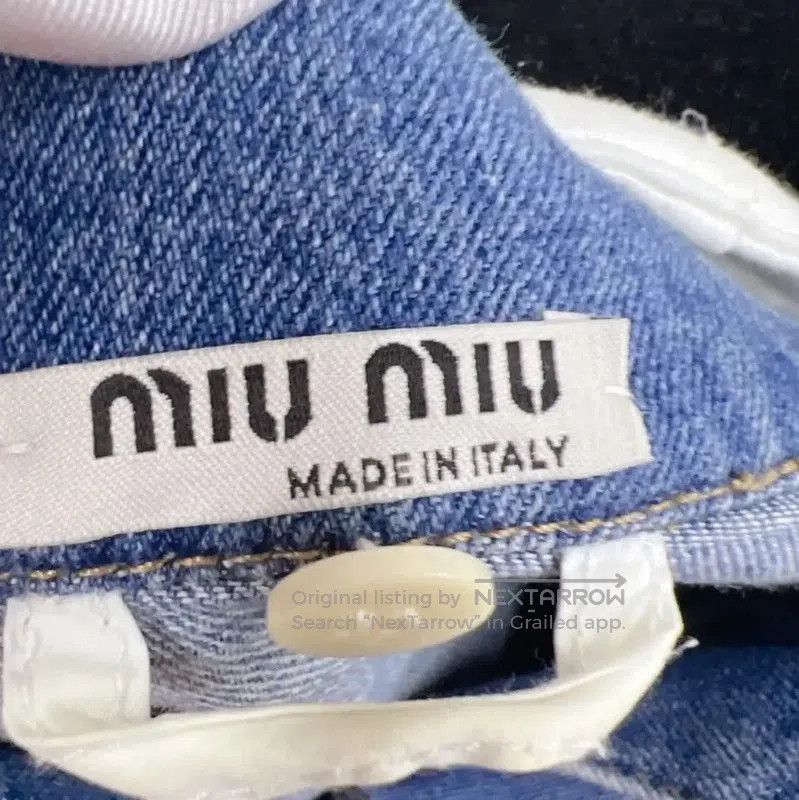 Miu Miu Miu Miu Spring Autumn Blue Cotton Jacket . Size M / US 6-8 / IT 42-44 - 4 Thumbnail
