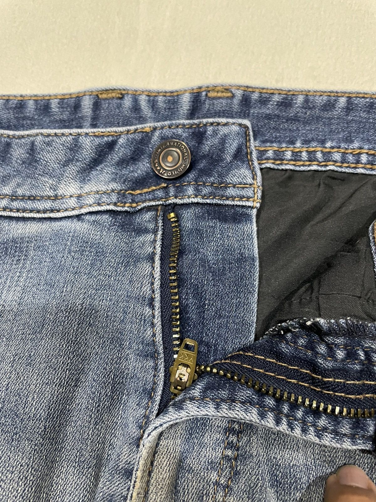 Japanese Brand Vintage Evenriver Distress Mudwash Denim Jeans Size US 32 / EU 48 - 7 Thumbnail