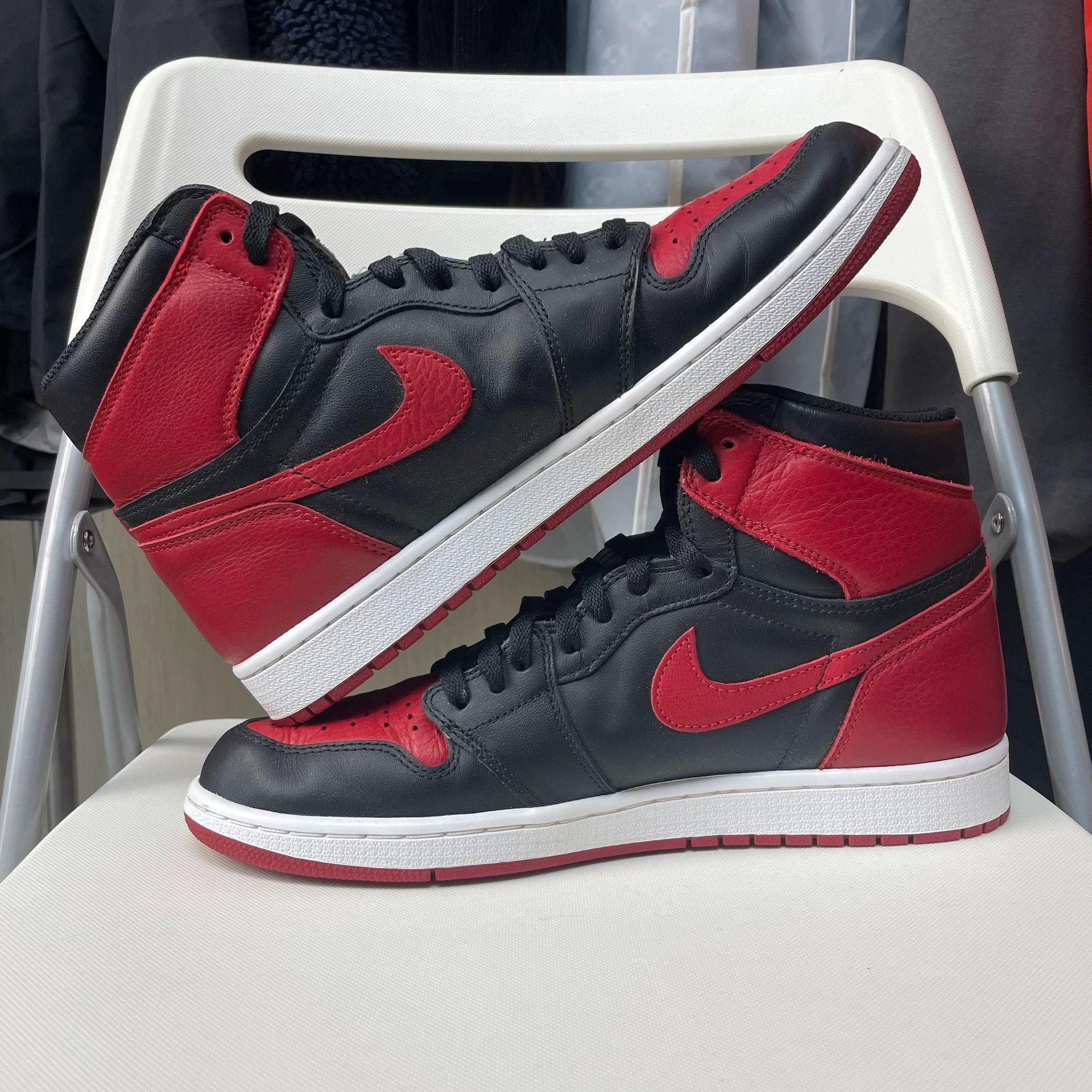 Nike Air Jordan 1 Banned 2016 45.5 US 99 New Size US 11.5 / EU 44-45 - 6 Thumbnail