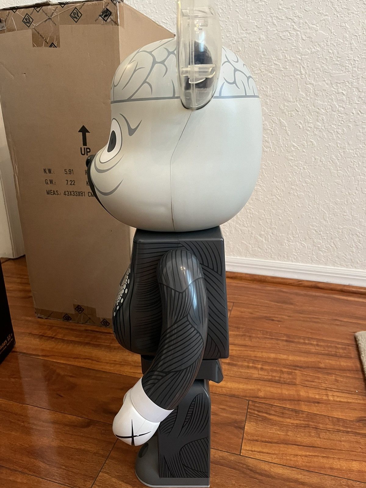 Kaws Kaws x Medicom Bearbrick Original Fake 1000% Companion Grey Size ONE SIZE - 7 Thumbnail