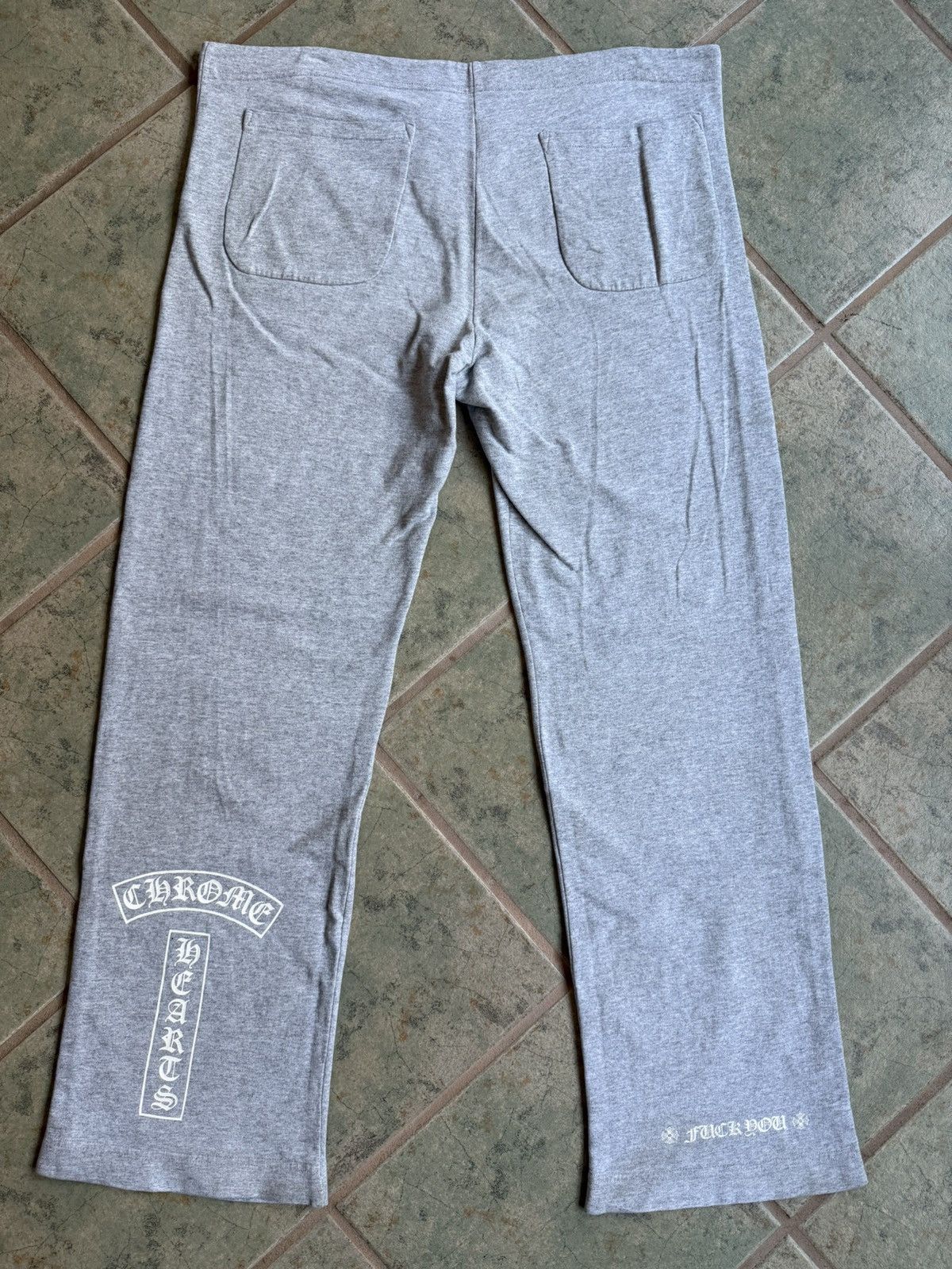 Chrome Hearts Chrome Hearts Grey & Black vintage sweatpants Size US 36 / EU 52 - 5 Thumbnail