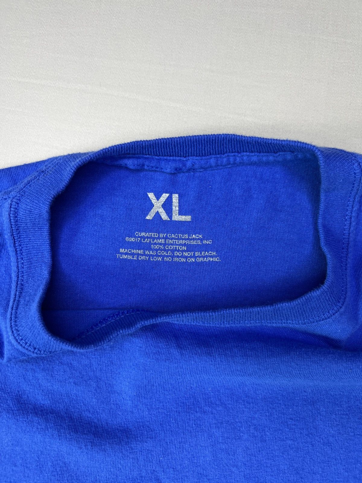 Travis Scott Travis Scott Birds Eye View Tour 2017 Official Tee XL Blue Size US XL / EU 56 / 4 - 7 Thumbnail