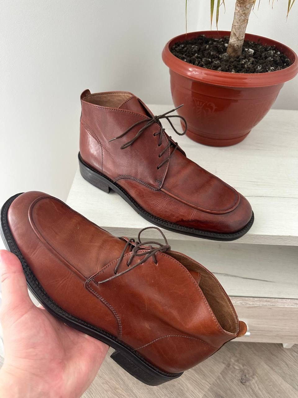 Leather × Vintage Vintage King Street Brown Leather Mens Very Rare Boots Size US 8 / EU 41 - 10 Thumbnail
