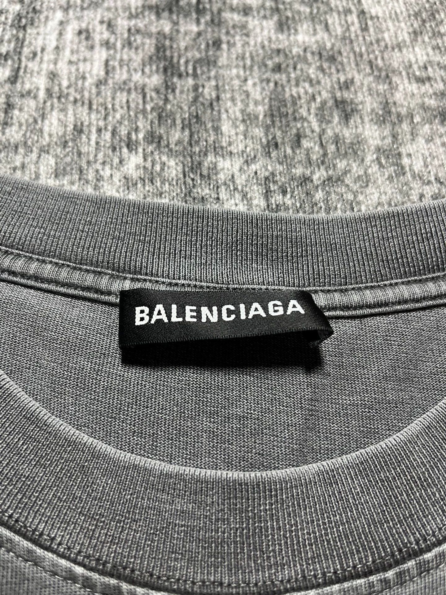 Balenciaga Balenciaga Balenciaga fashion show loose fit gray short sl Size US S / EU 44-46 / 1 - 4 Thumbnail