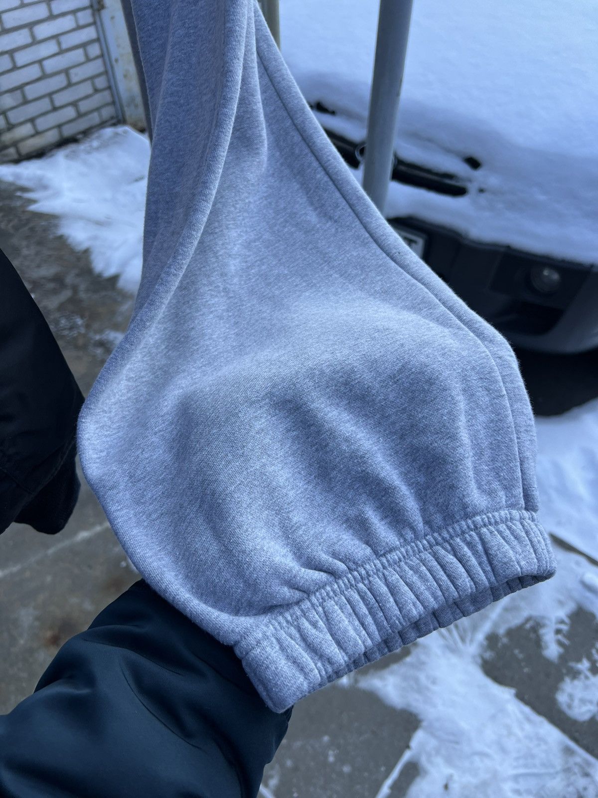 Other Crazy Vintage Y2K/2000s Baggy Light Grey Nike Sweatpants Size US 36 / EU 52 - 5 Thumbnail