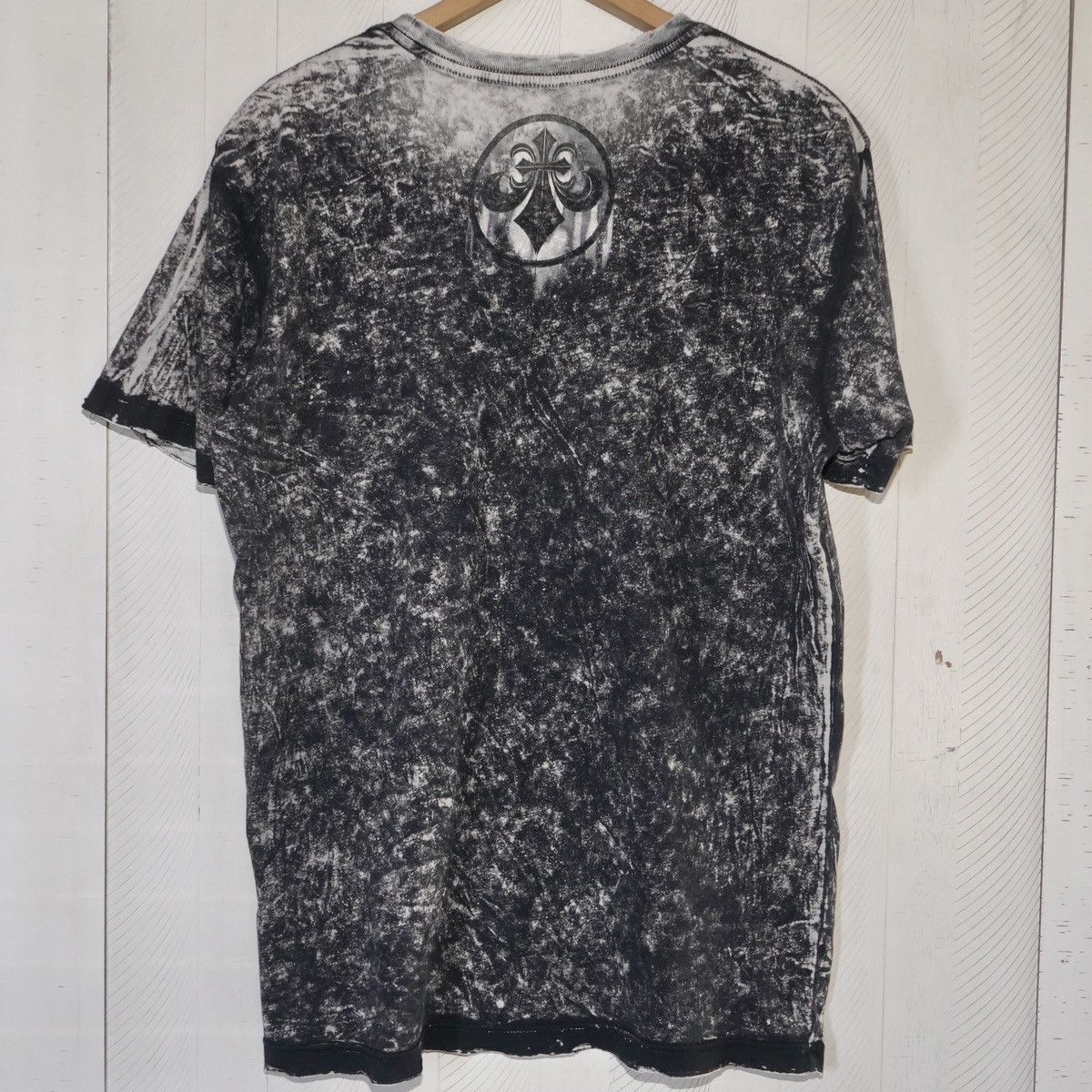 Affliction Vtg Y2K Affliction Reversible T-Shirt Black & Grey Size US M / EU 48-50 / 2 - 2 Thumbnail