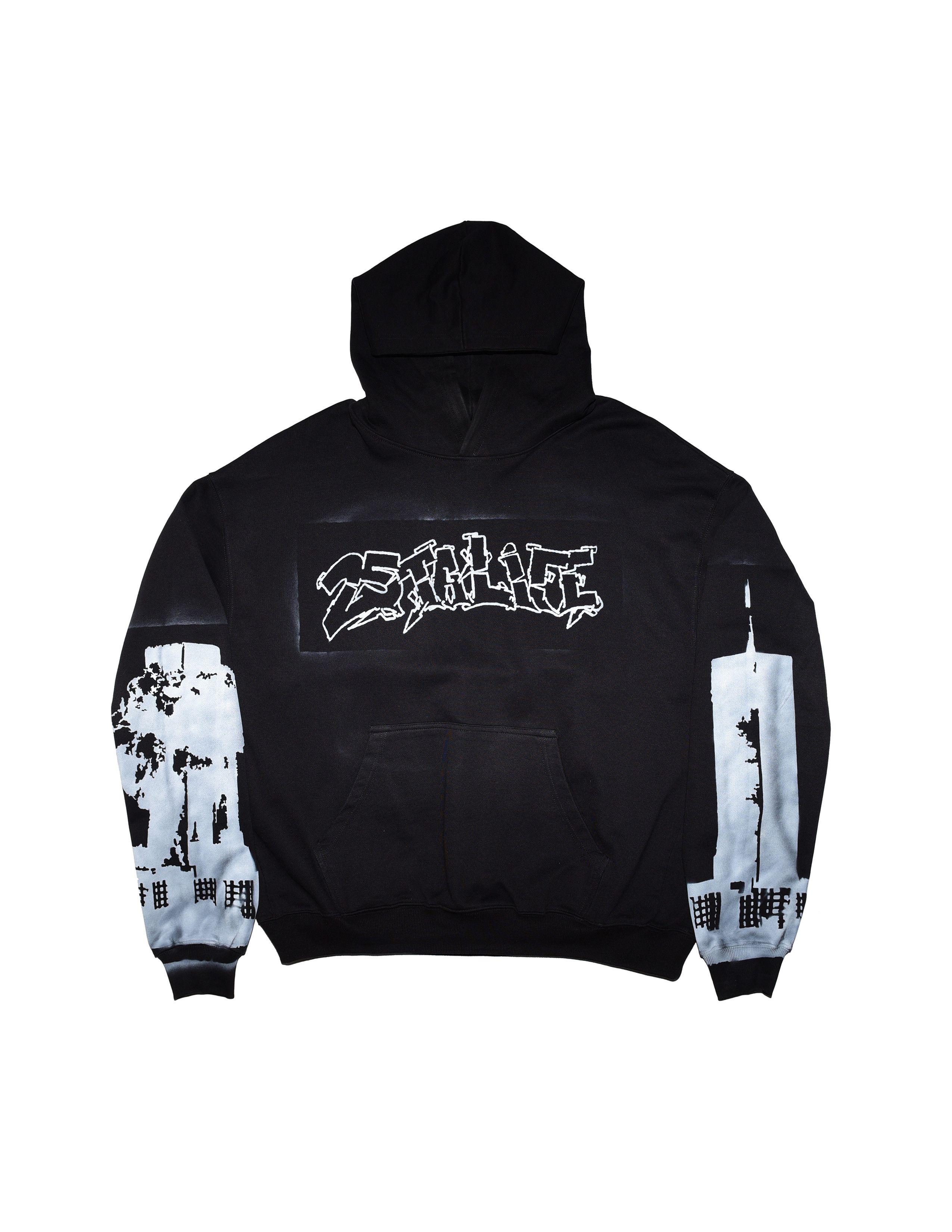 Asspizza 25 ta Life Twin Towers Hoodie by Digital Trenches Size US XXL / EU 58 / 5 - 2 Thumbnail