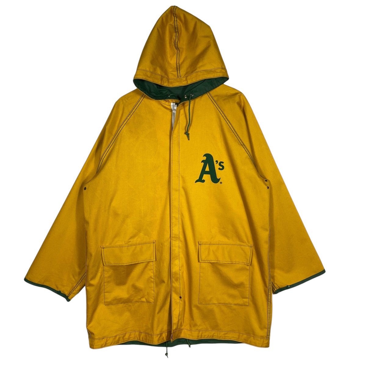 Vintage Vintage Oakland Athletics Rain Venus Reversible Jacket 