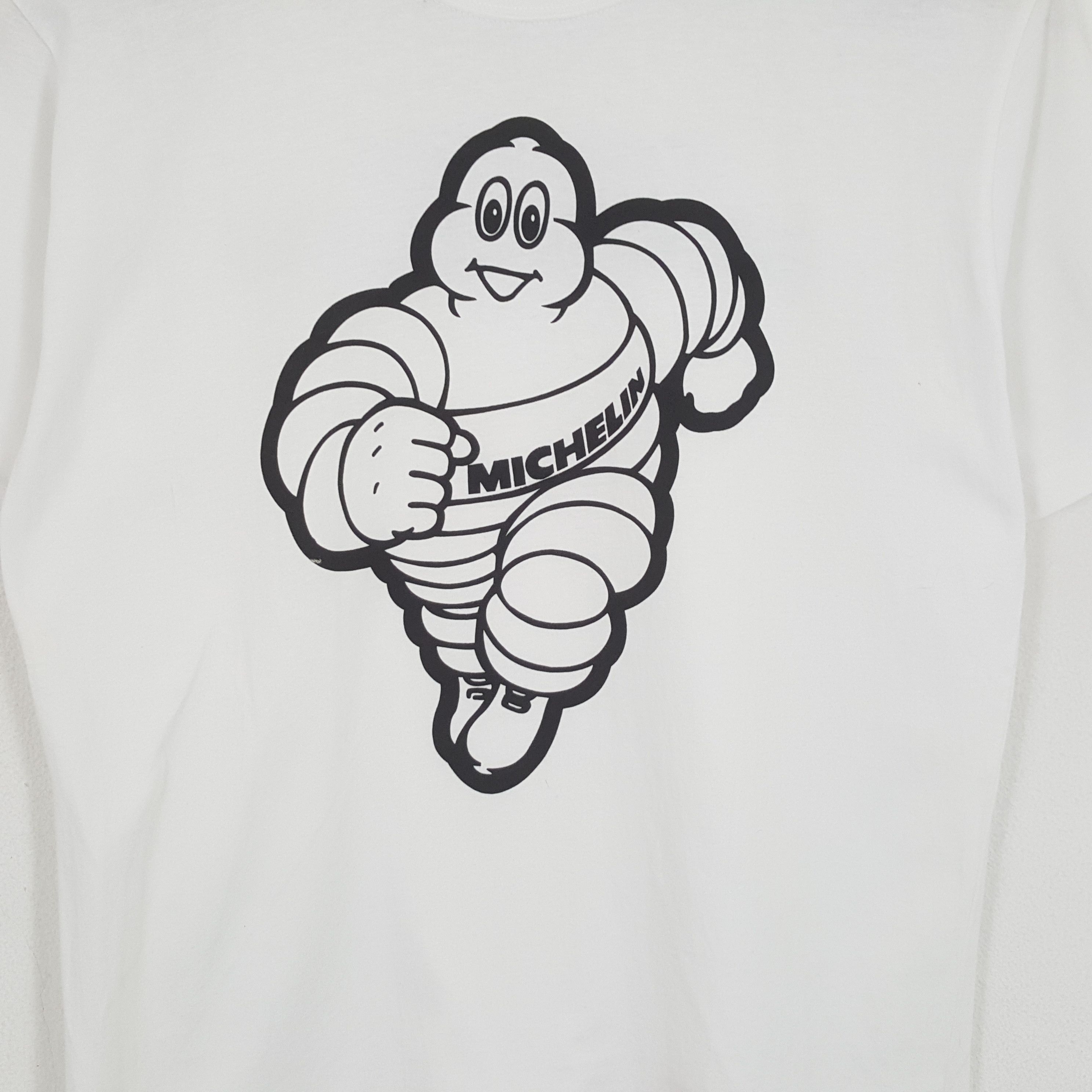 Japanese Brand × Vintage THE TIRE MICHELIN Logo Design Promo Style Tshirt Size US L / EU 52-54 / 3 - 2 Thumbnail