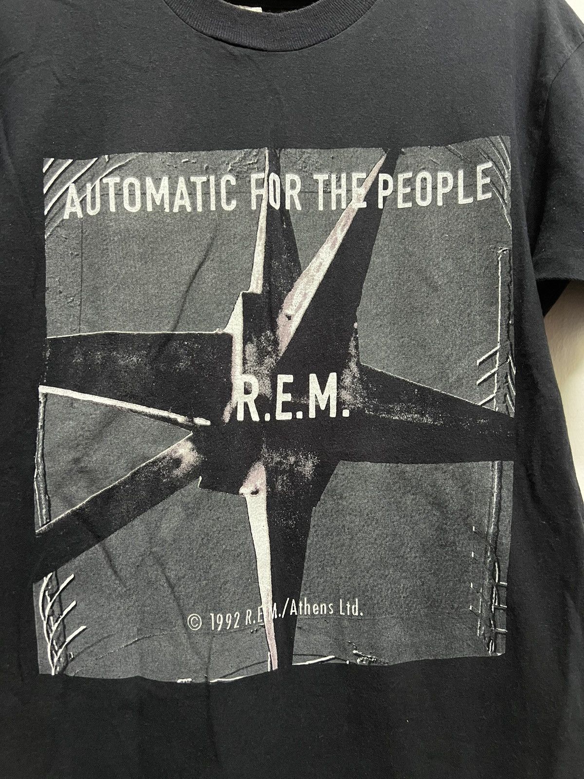 Band Tees × Vintage Vintage 90’s Rem Automatic For The People Band Tee Size US M / EU 48-50 / 2 - 2 Thumbnail