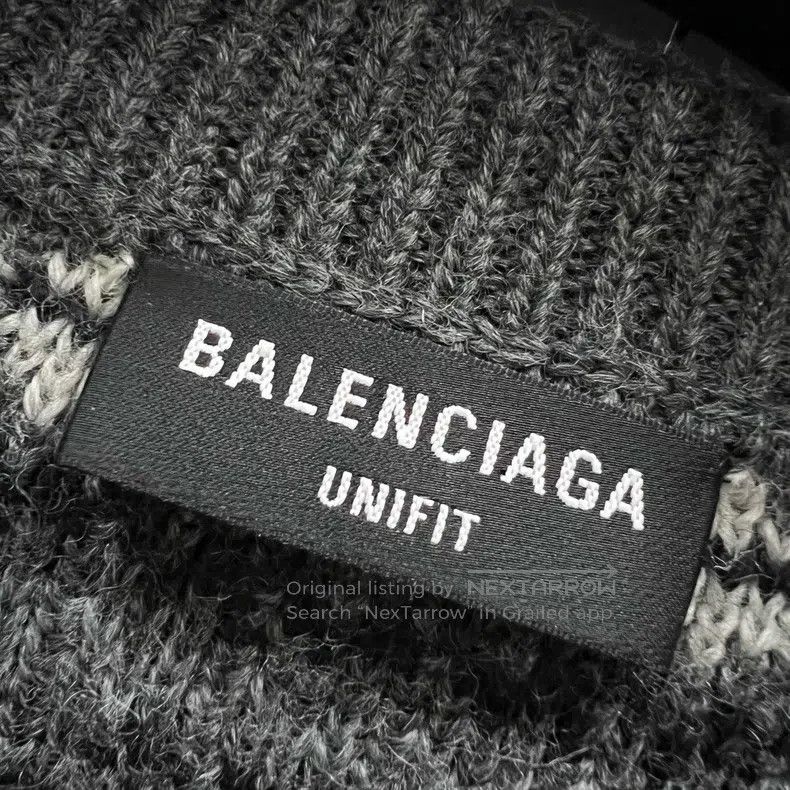 Balenciaga Balenciaga Fair Isle Knitted Sweater Size US XS / EU 42 / 0 - 3 Thumbnail