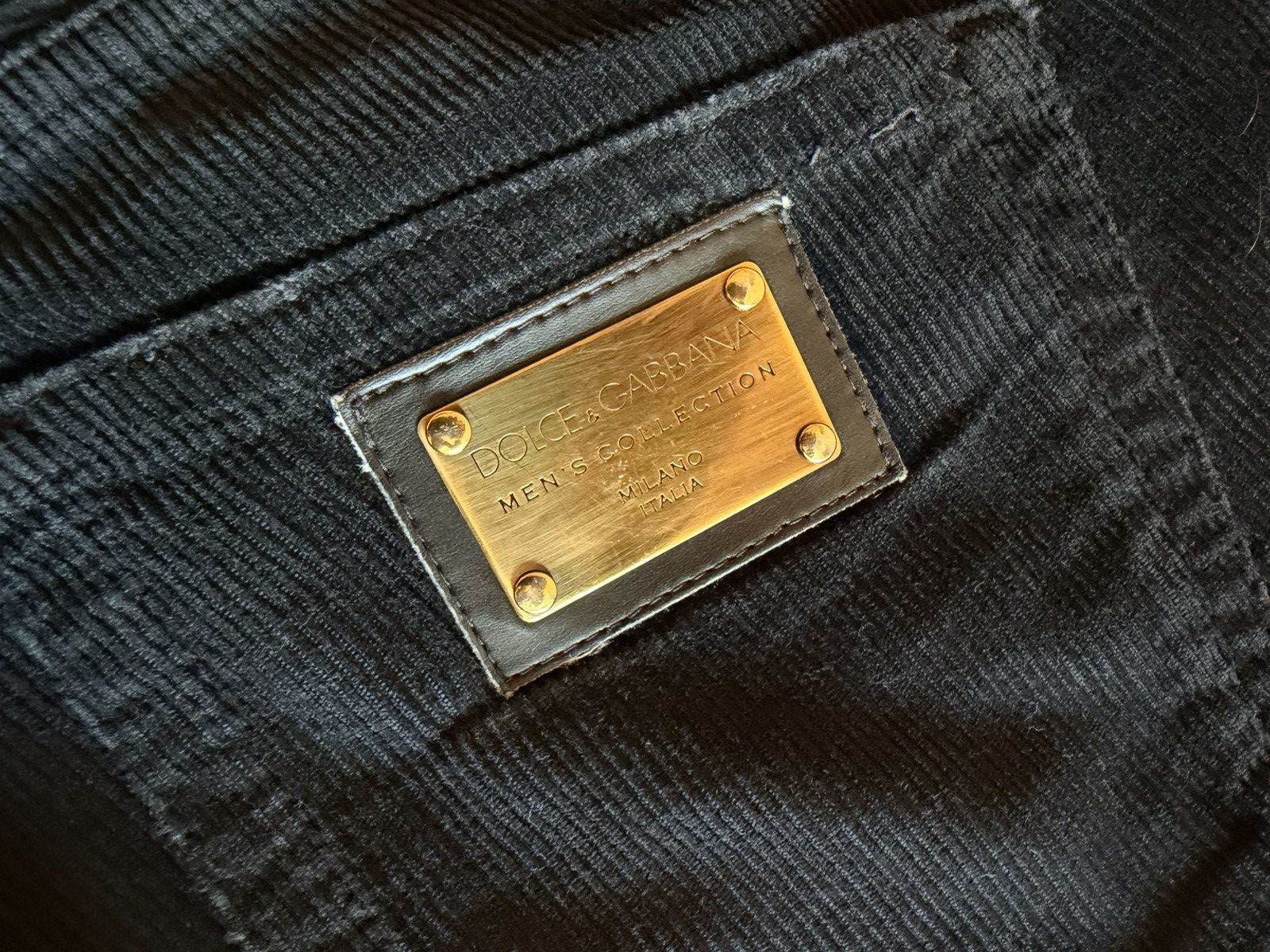 Dolce & Gabbana Dolce&Gabbana 14 Gold corduroy pants Size US 32 / EU 48 - 3 Thumbnail