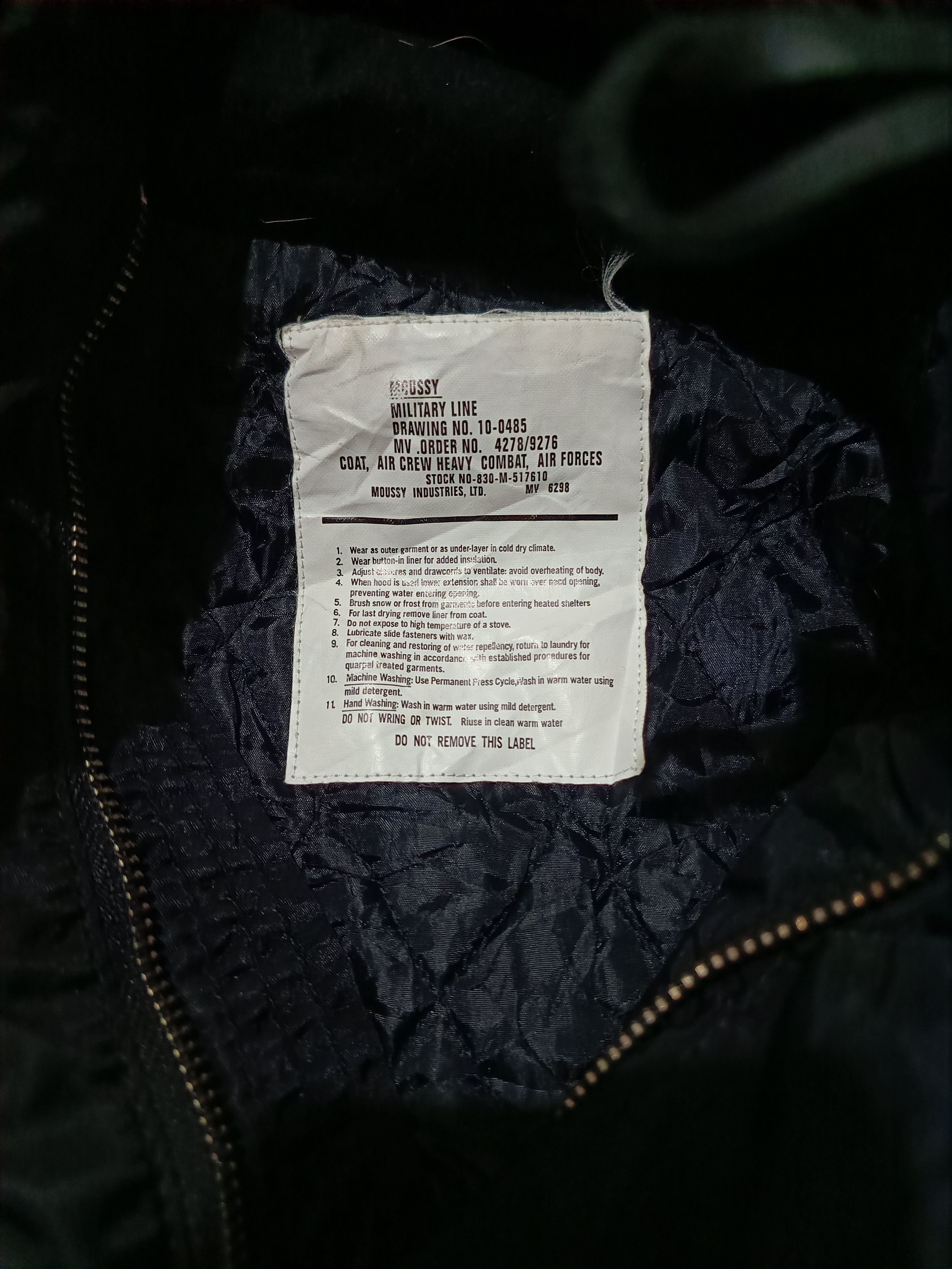 If Six Was Nine Moussy Faux Fur Bombers Japan Military Archive Size M / US 6-8 / IT 42-44 - 4 Thumbnail