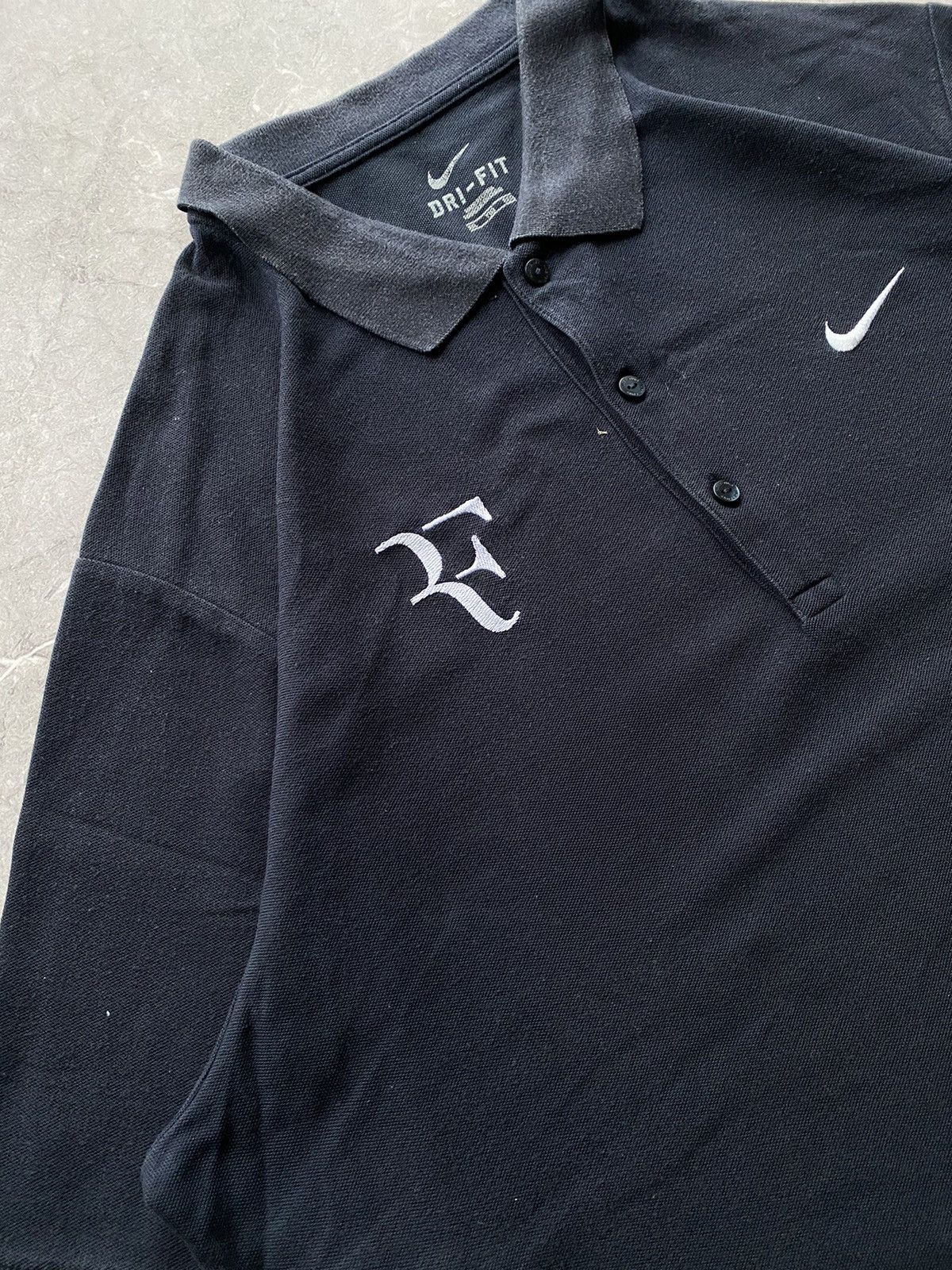 Nike Vintage 2010 Nike RF Roger Federer Dri-Fit Polo Tennis Size US XXL / EU 58 / 5 - 3 Thumbnail