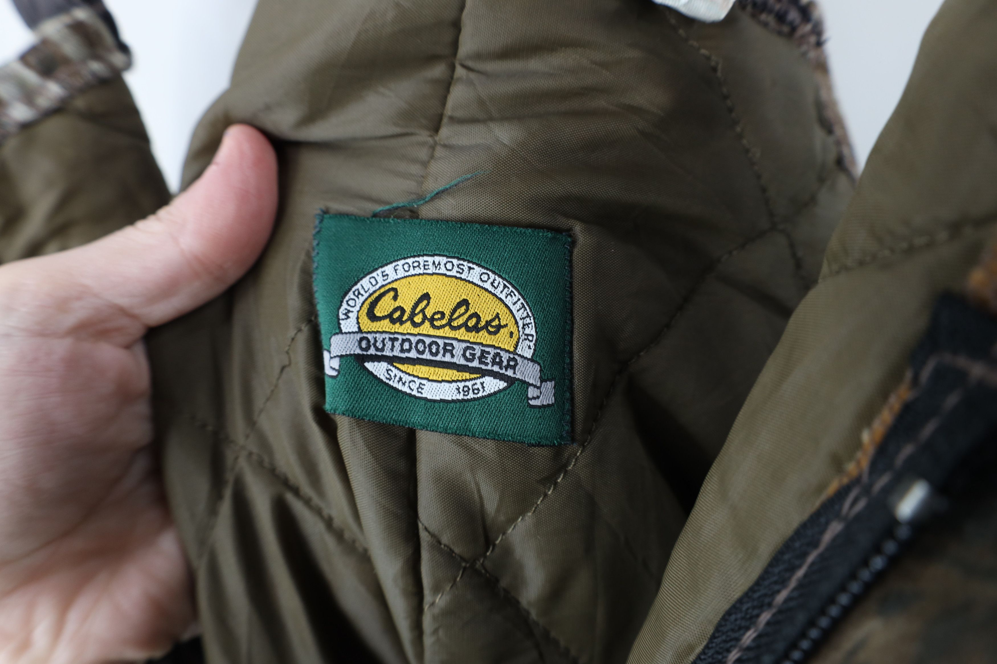 Cabelas × Vintage Vintage 90s Cabelas Realtree Camouflage Quilted Overalls Size US 36 / EU 52 - 11 Thumbnail