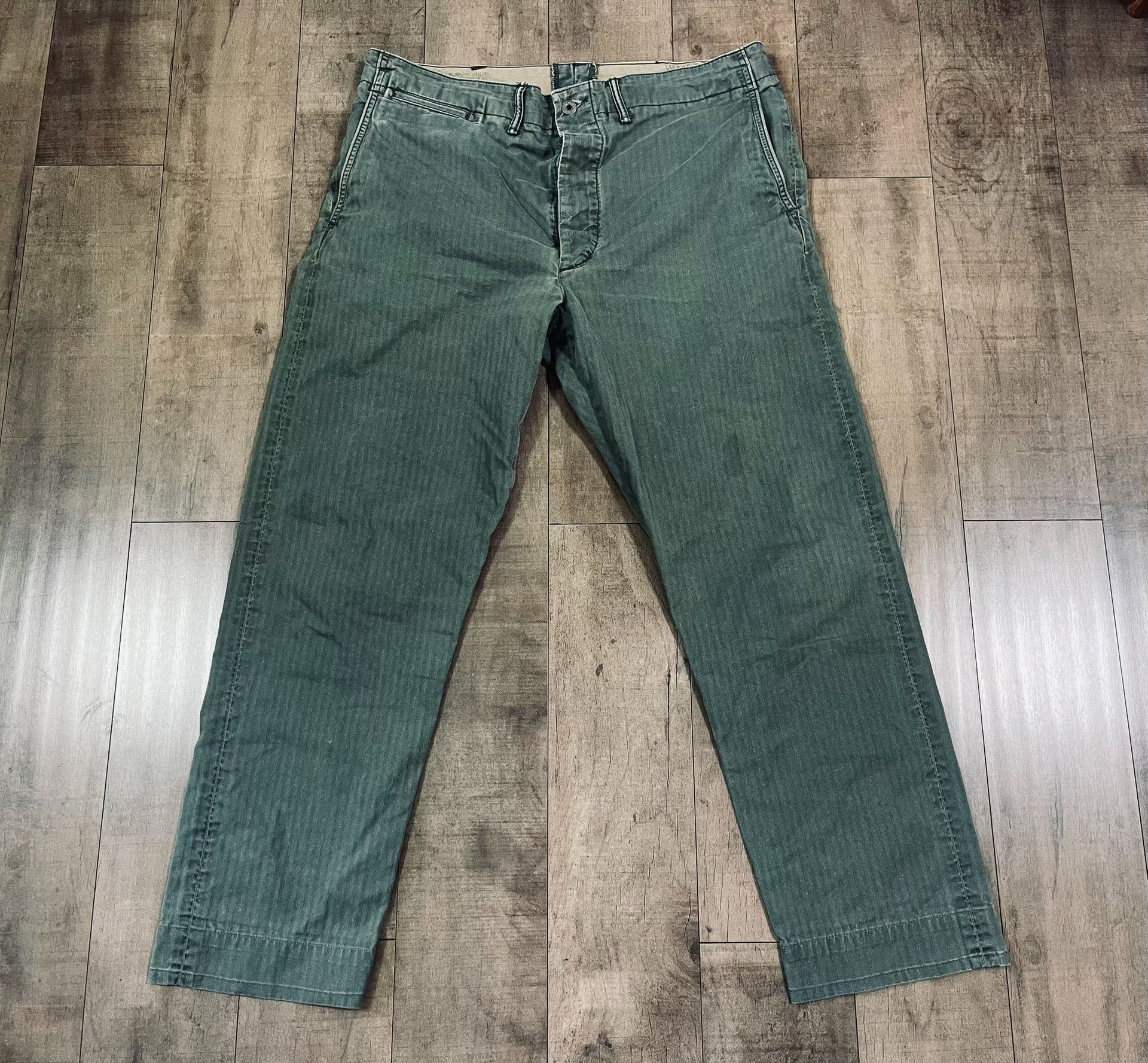 RRL Ralph Lauren RRL Herringbone Military Pants Size US 36 / EU 52 - 1 Thumbnail