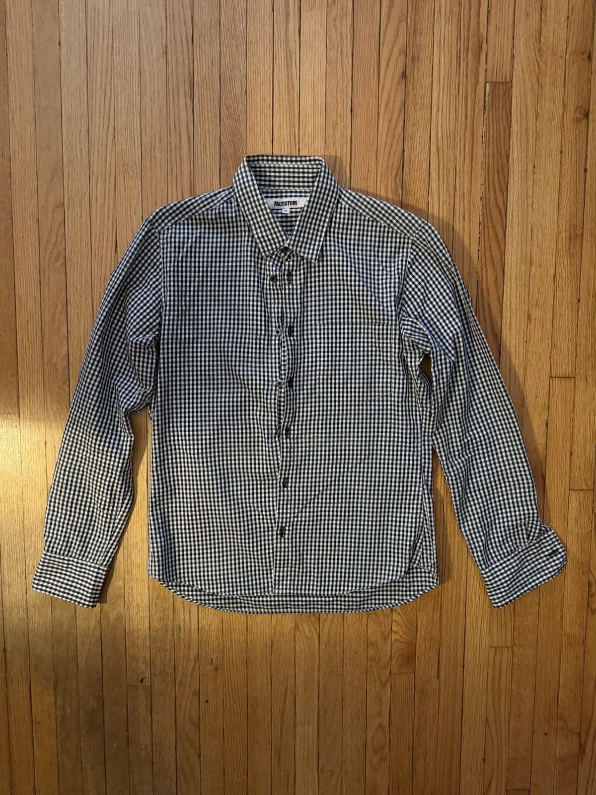 FACTOTUM Factotum Check Button Shirt Size US S / EU 44-46 / 1 - 1 Thumbnail