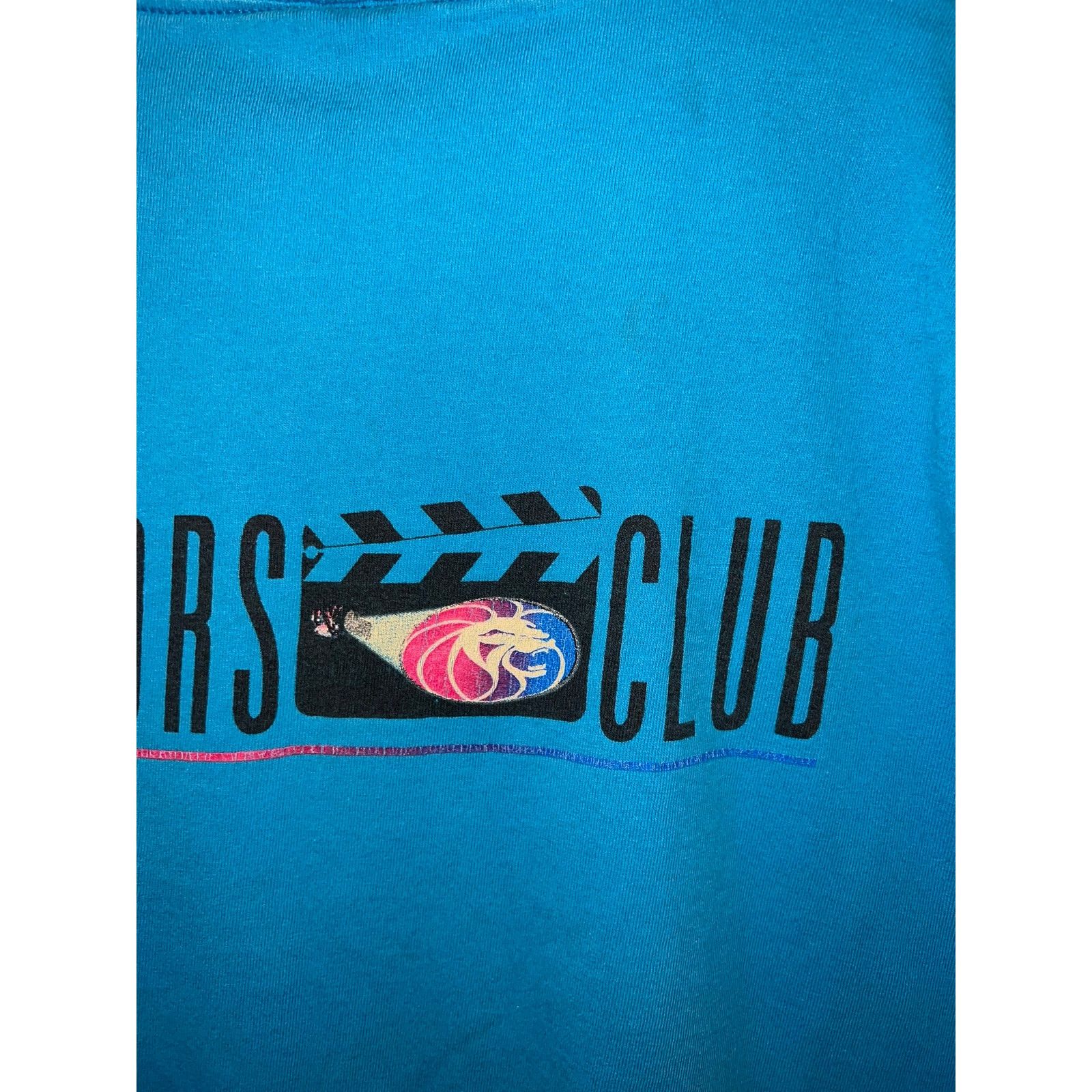 Vintage Vintage MGM Grand Shirt Director's Club Blue Tee VTG 90s XL Size US XL / EU 56 / 4 - 7 Thumbnail