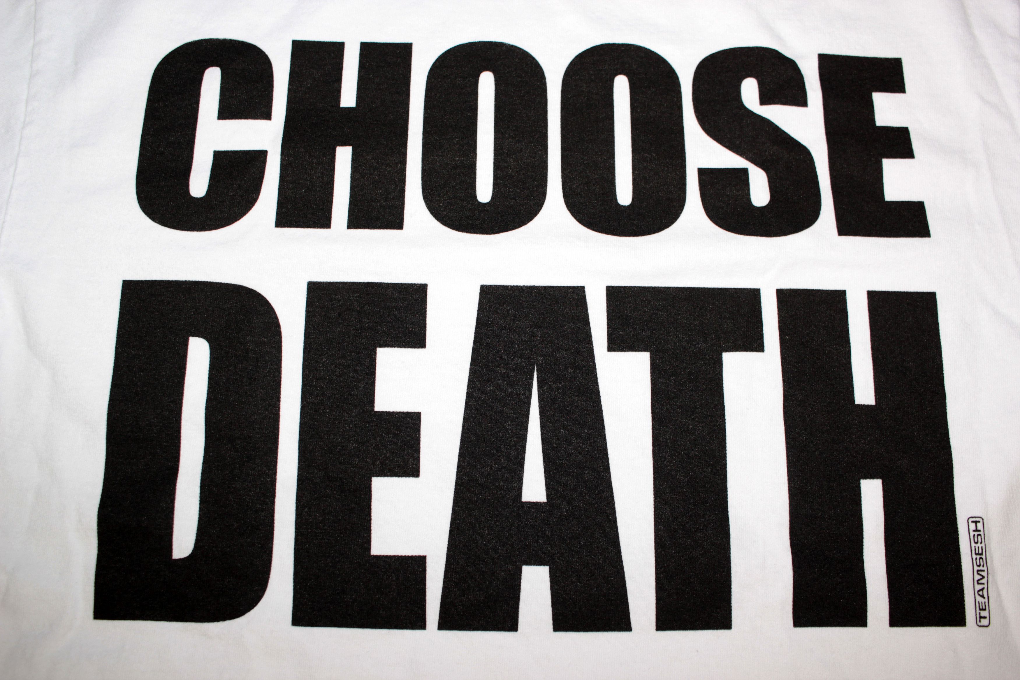 Bones × TeamSESH TeamSESH "CHOOSE DEATH" T-Shirt Size US S / EU 44-46 / 1 - 3 Thumbnail