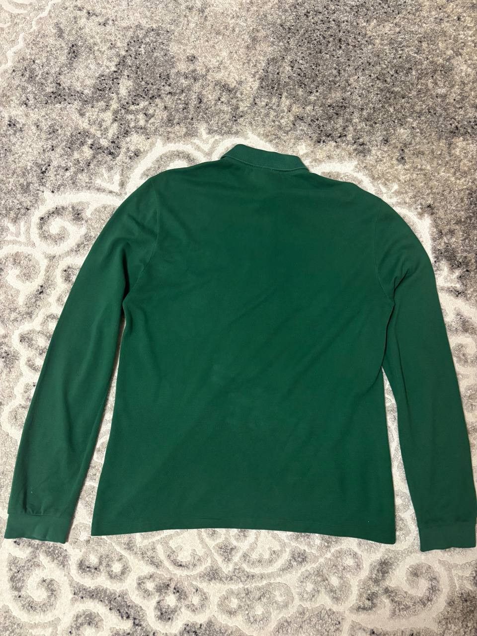 Lacoste Lacoste Classic Fit Long Sleeve Polo – Green – Size M Size US M / EU 48-50 / 2 - 3 Thumbnail