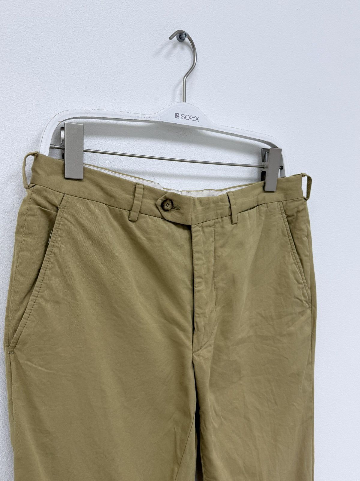 Caruso Raffaele Caruso Cotton Olive Khaki 2 Piece Suit Size EUR 48 Size 38R - 12 Thumbnail