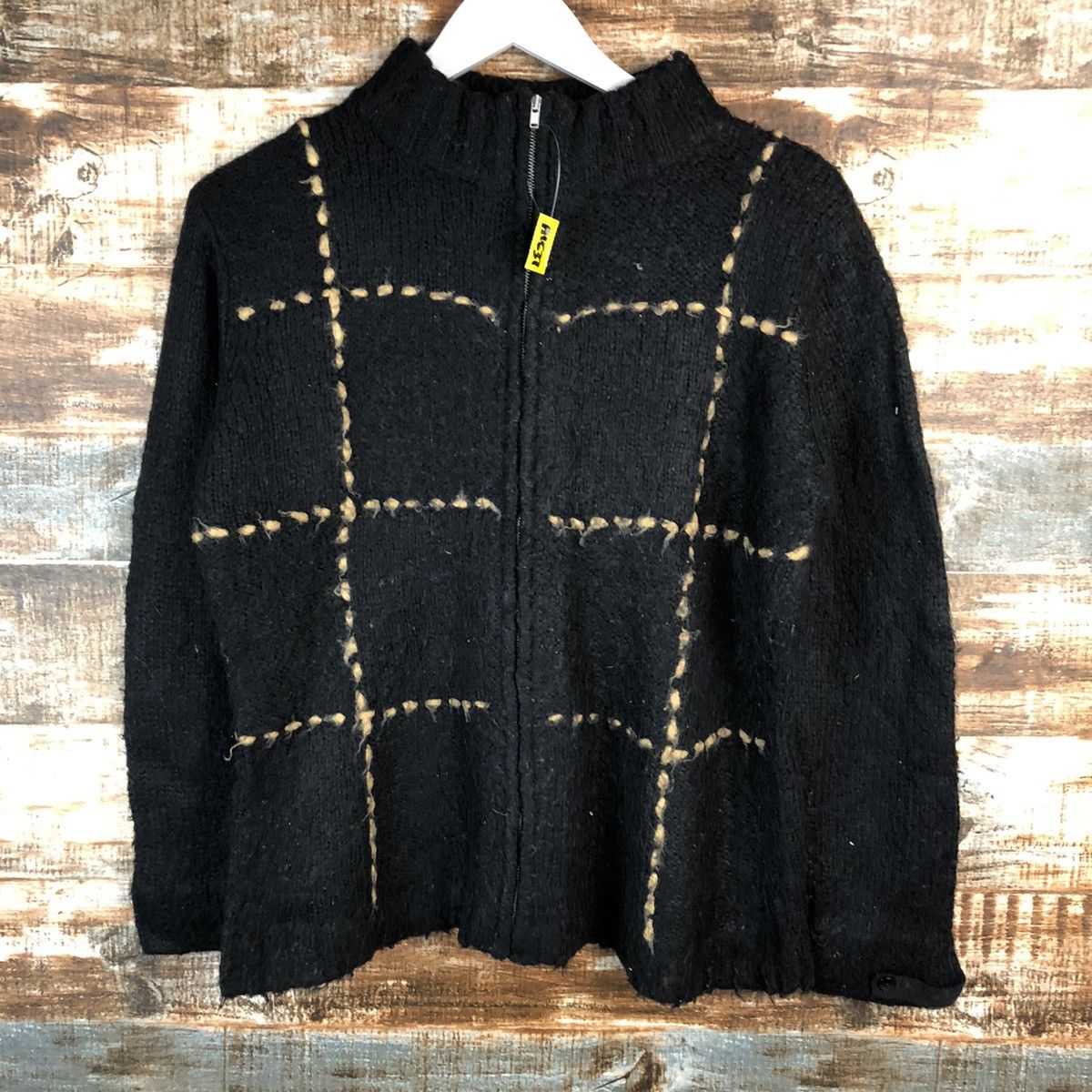 Homespun Knitwear × Japanese Brand DP International Black Knitwear #A1537 Size M / US 6-8 / IT 42-44 - 3 Thumbnail