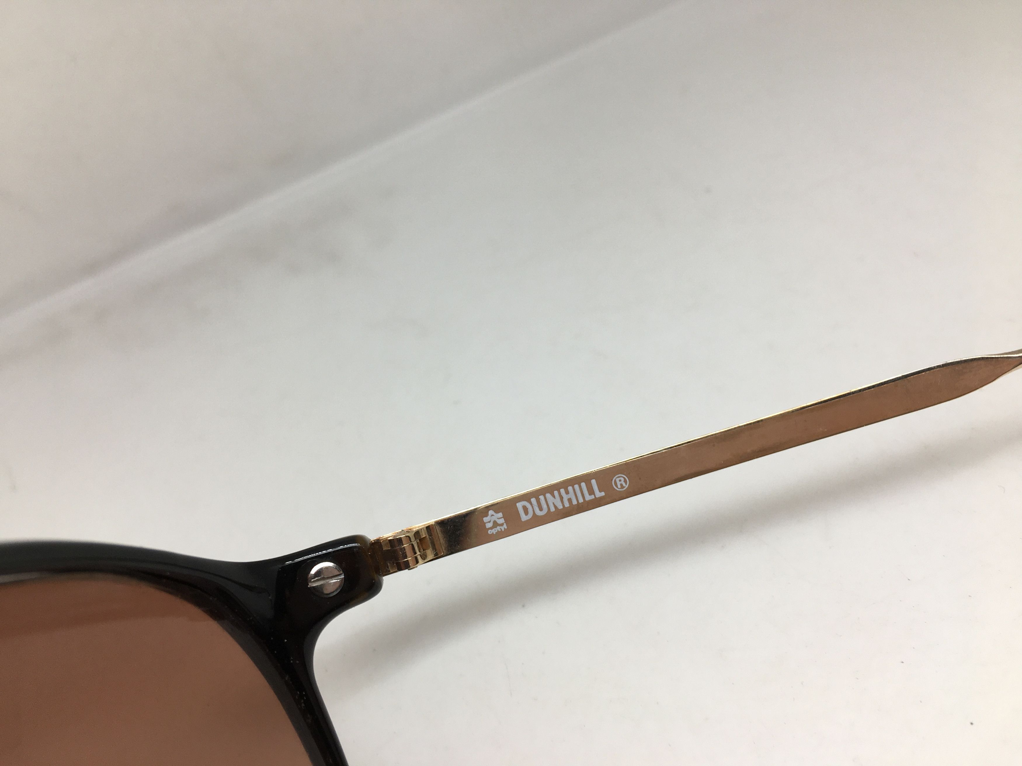 Vintage Vintage Dunhill 6009A Optyl AviatorSunglasses Frame Size ONE SIZE - 5 Thumbnail
