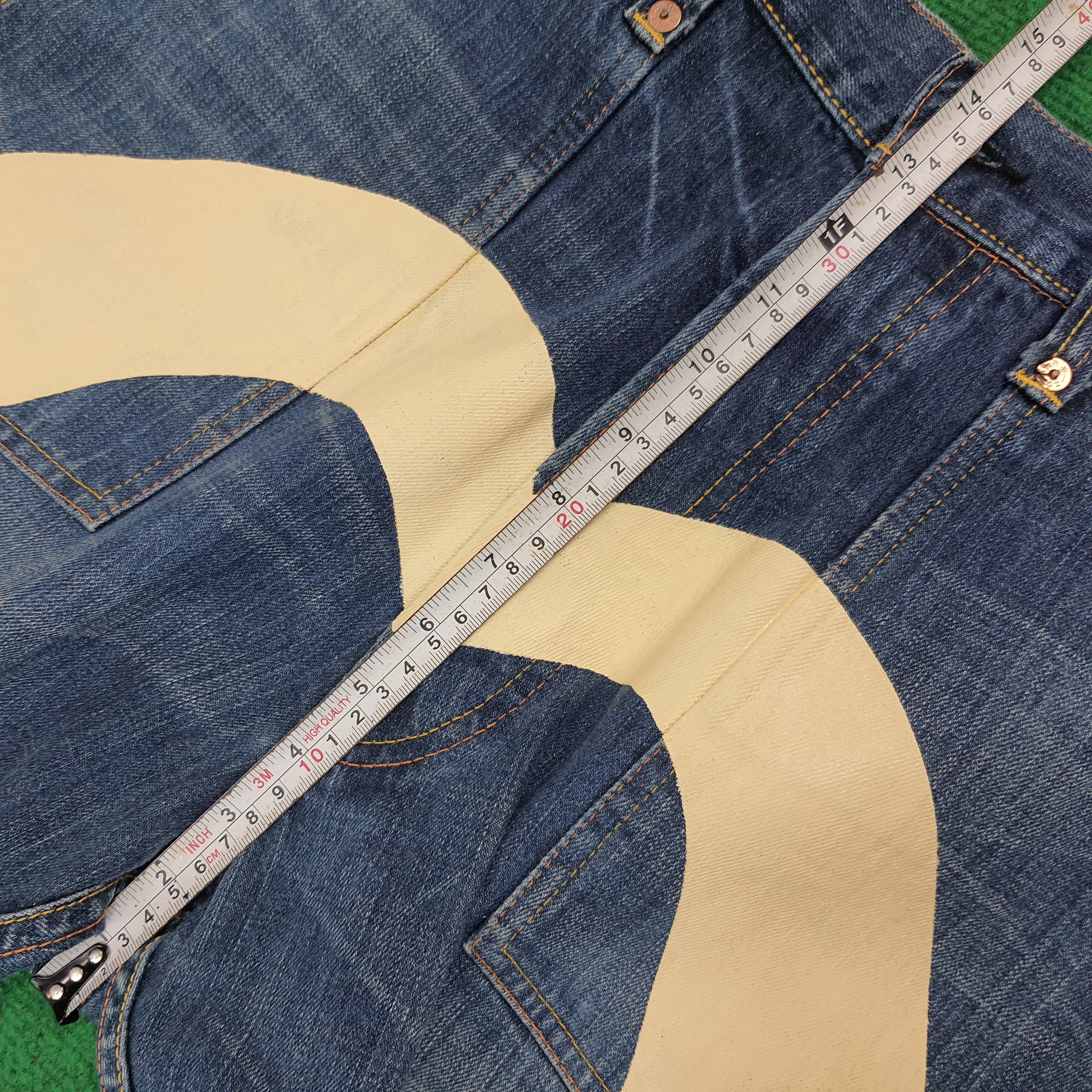 Evisu Vintage Evisu Cargo Style Custom Daicock Japan Brand Jeans Size US 31 - 12 Thumbnail