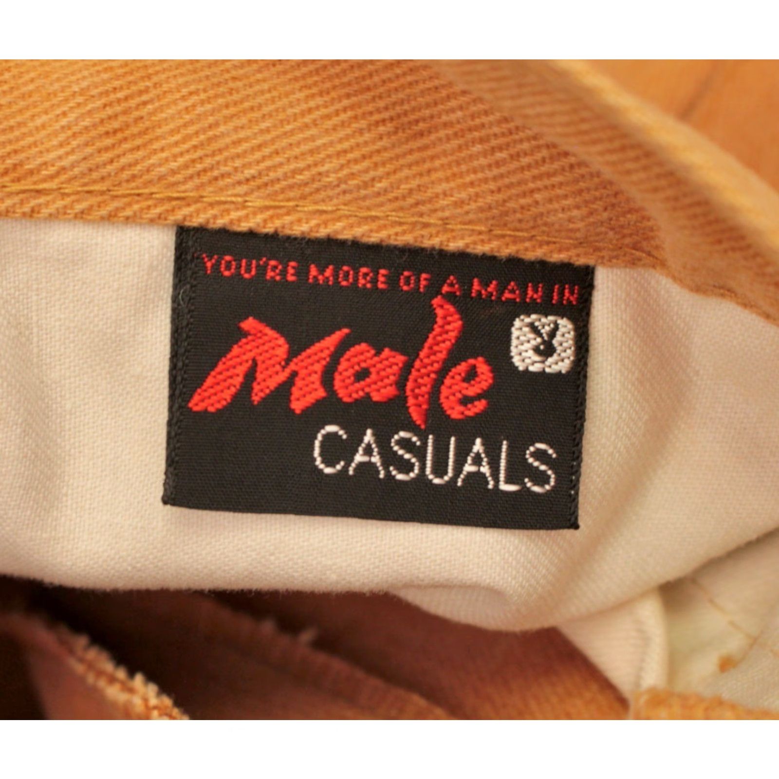 Vintage VINTAGE Men's VTG 1960s NOS Khaki / Tan Tapered Pants Sz 32x30 60s Male Casuals Size US 32 / EU 48 - 5 Thumbnail