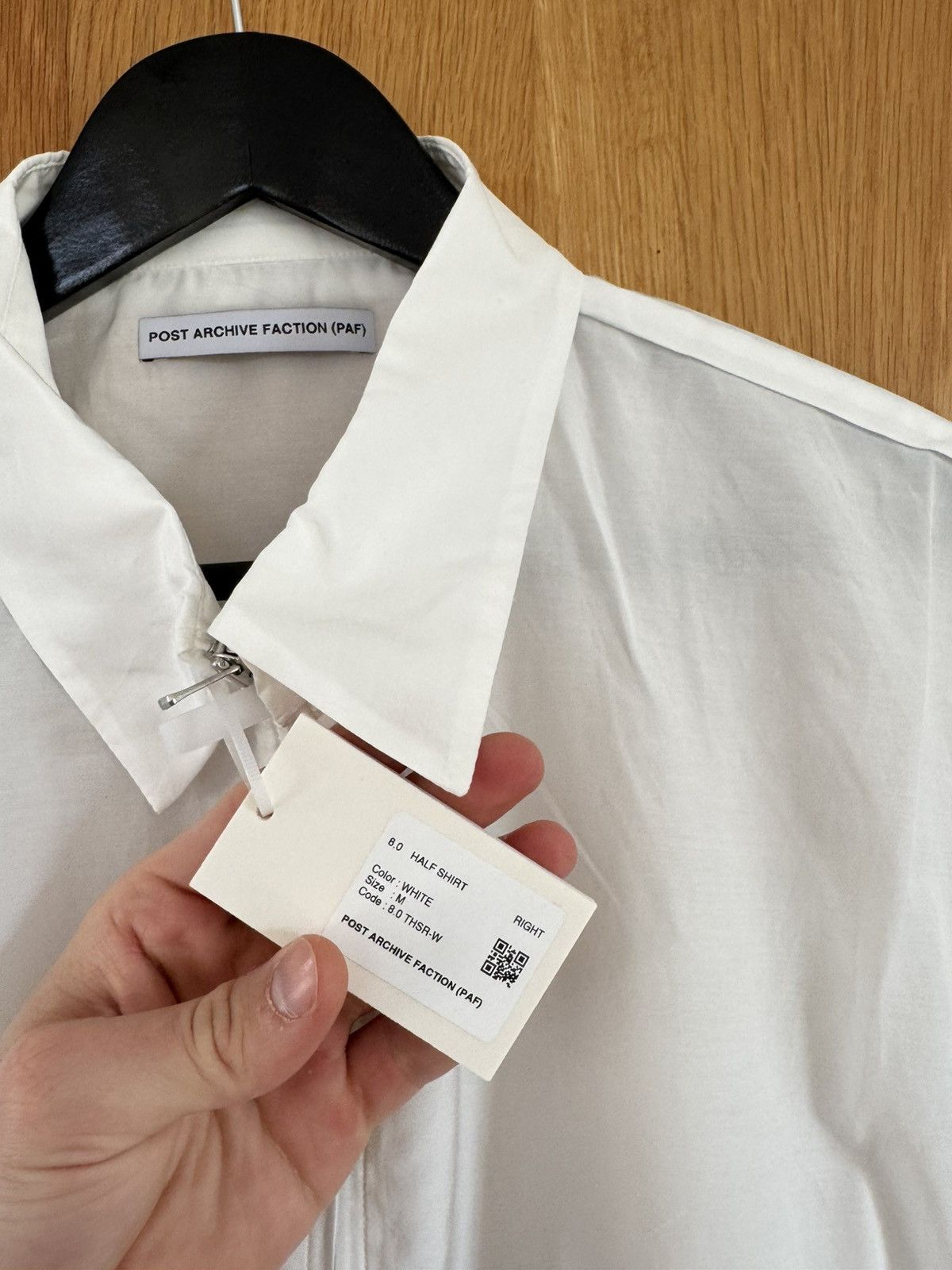 POST ARCHIVE FACTION (PAF) Post Archive Faction 8.0 Half Shirt Right (white) PAF Size US M / EU 48-50 / 2 - 5 Thumbnail
