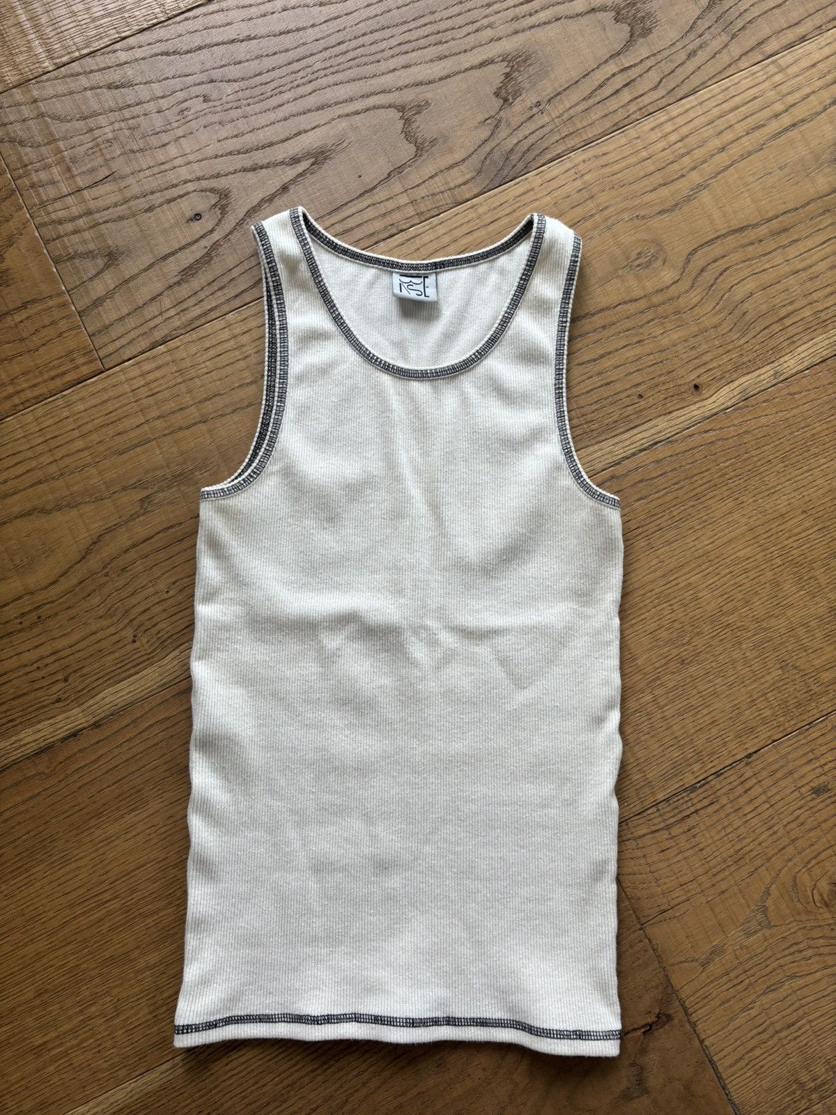 Baserange Baserange offwhite garble tank top Size S / US 4 / IT 40 - 2 Thumbnail