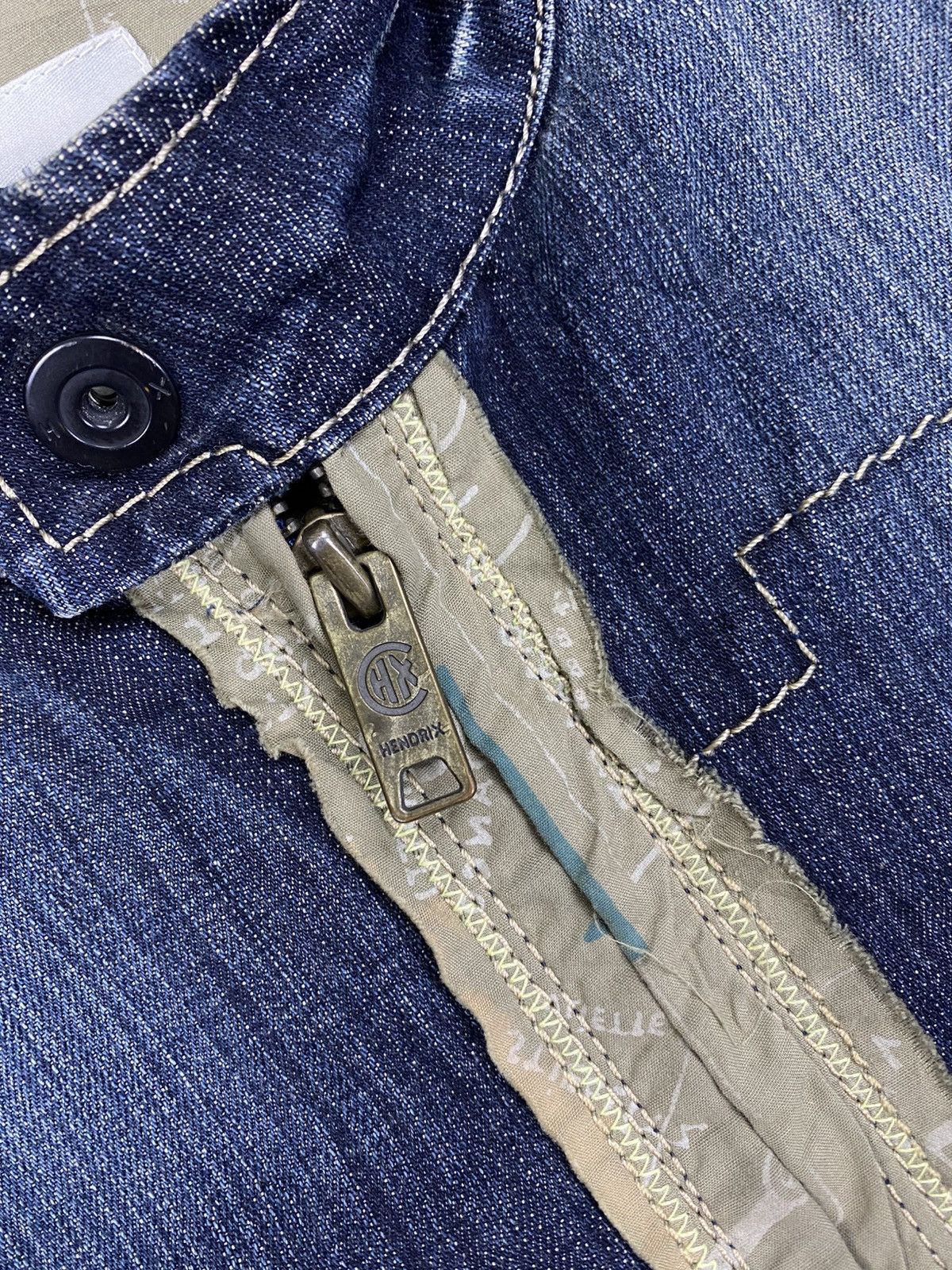 Vintage Vintage Hendrix Basic House Denim Style Zip-Up Jacket Size US M / EU 48-50 / 2 - 8 Thumbnail