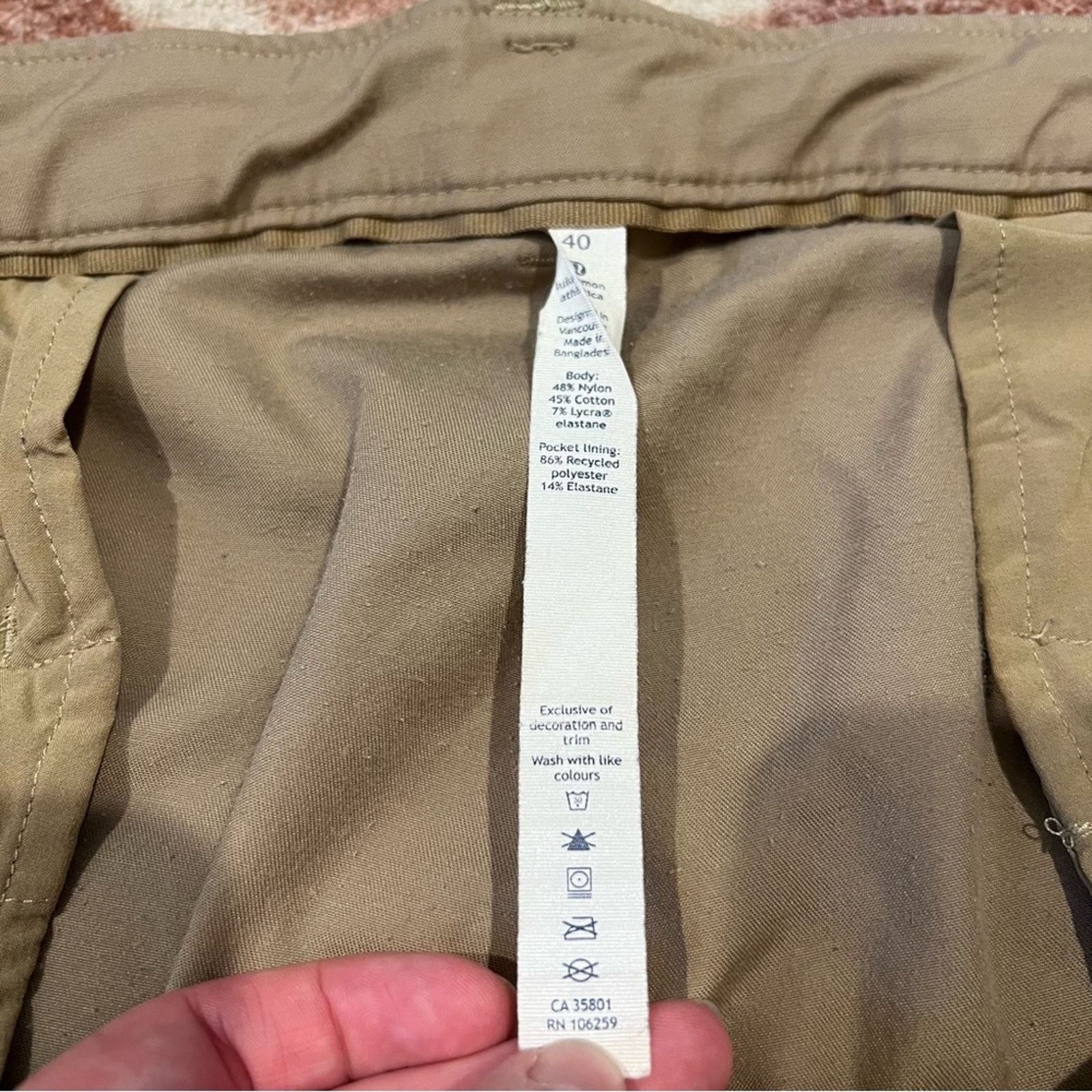 Lululemon Lululemon Men’s Commission Pant Classic Qwick Chino 28” Size US 40 / EU 56 - 5 Thumbnail