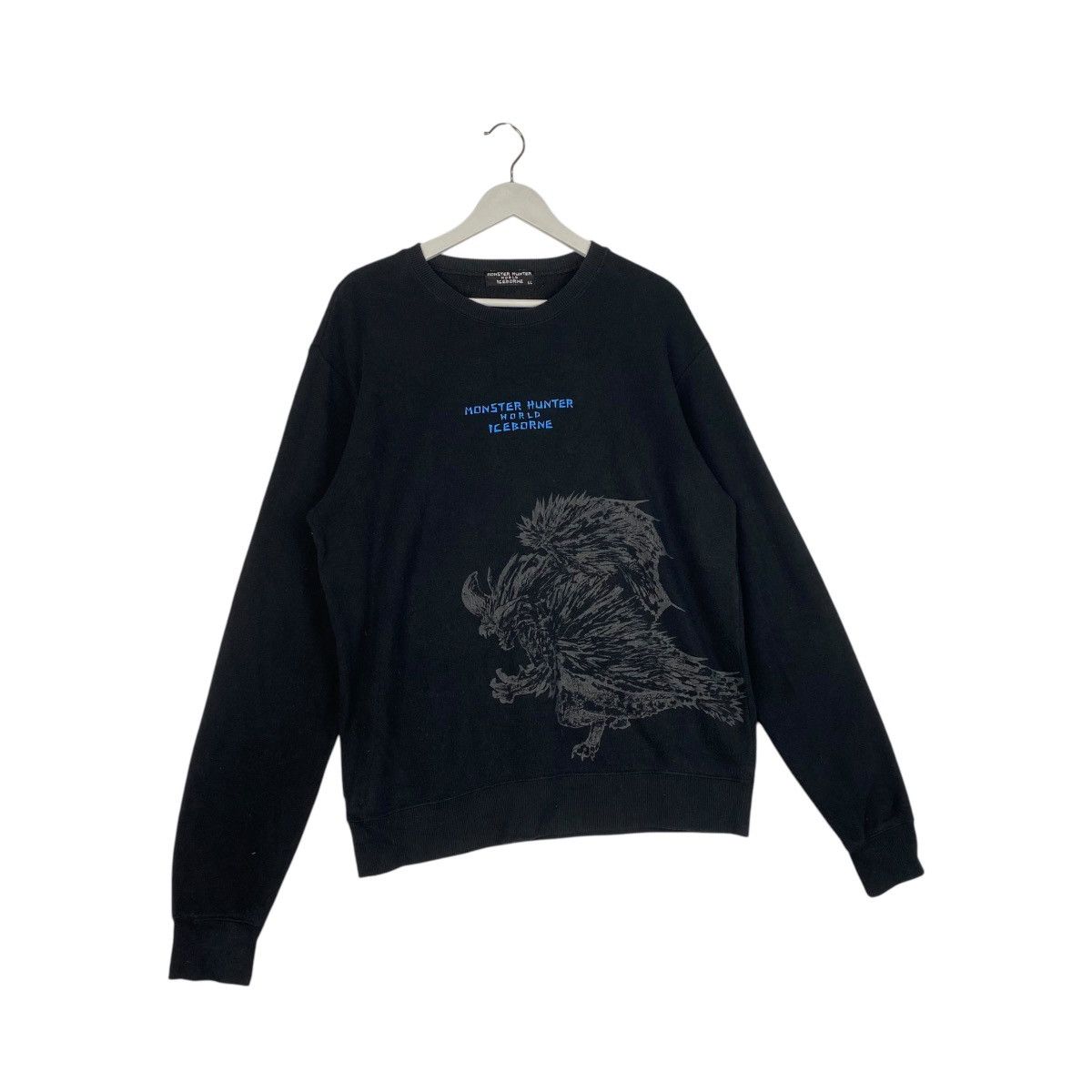 Vintage Vintage Monster Hunter Embroidered Crewneck Sweatshirt Black Size US L / EU 52-54 / 3 - 3 Thumbnail