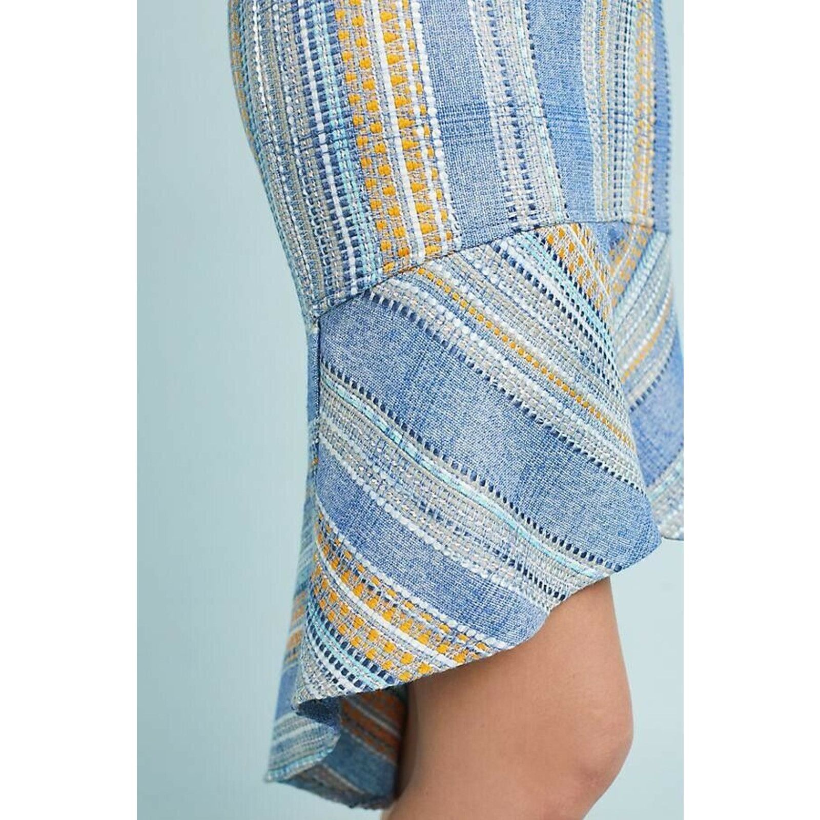 Anthropologie New Anthropologie Flounced Tweed Skirt by Samantha Dru $148 Size 27" / US 4 / IT 40 - 3 Thumbnail