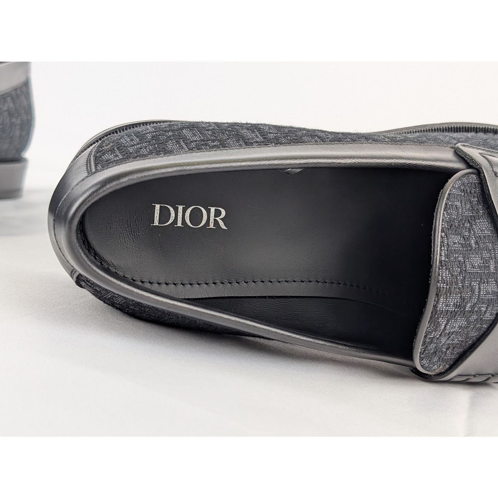 Dior o1rshd1 Granville Loafer Do Jacquard in Black Size US 8 / EU 41 - 8 Thumbnail
