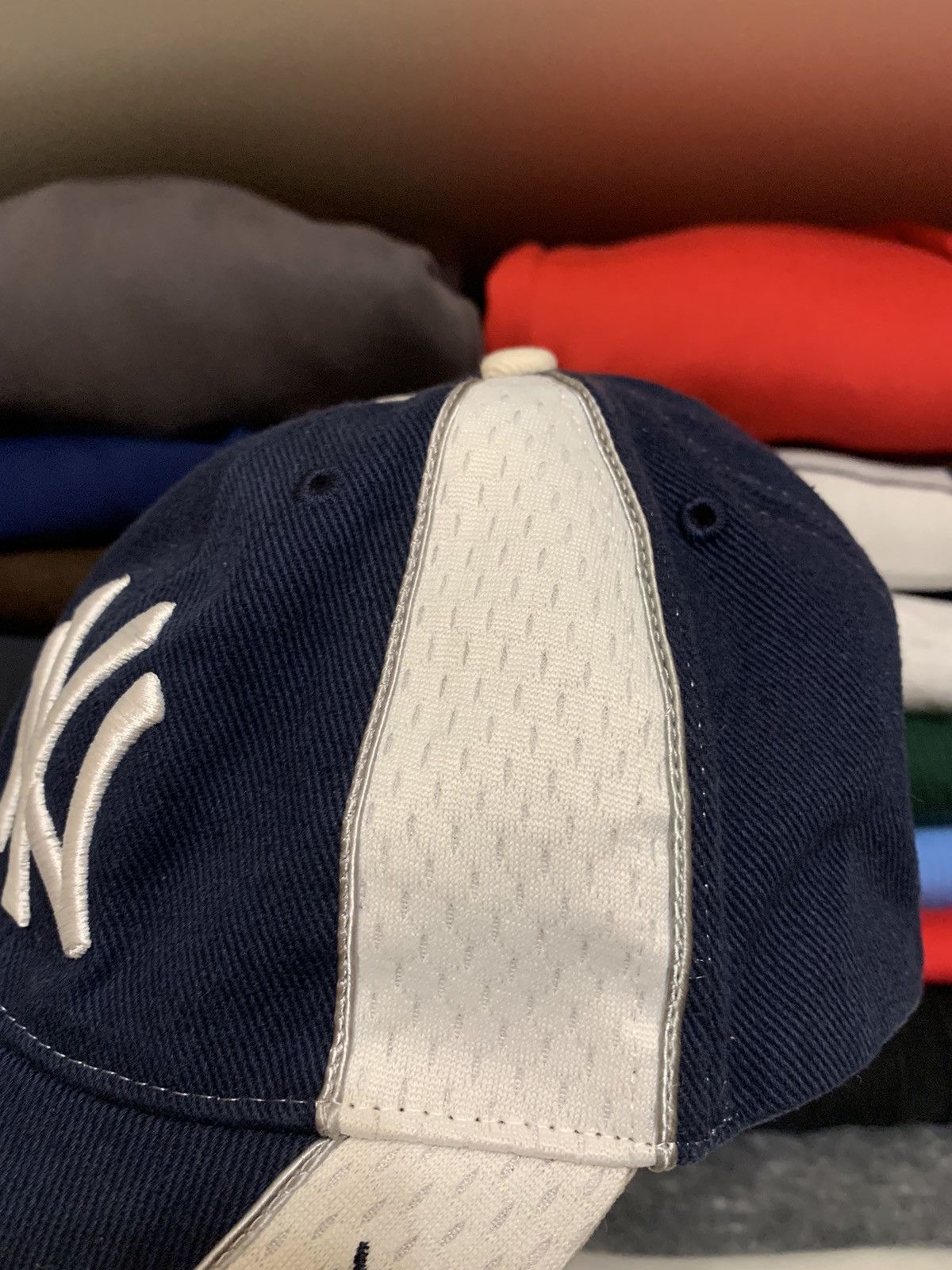 New York Yankees × Vintage Vintage New York Yankees Big Logo Cap Hat Size ONE SIZE - 5 Thumbnail
