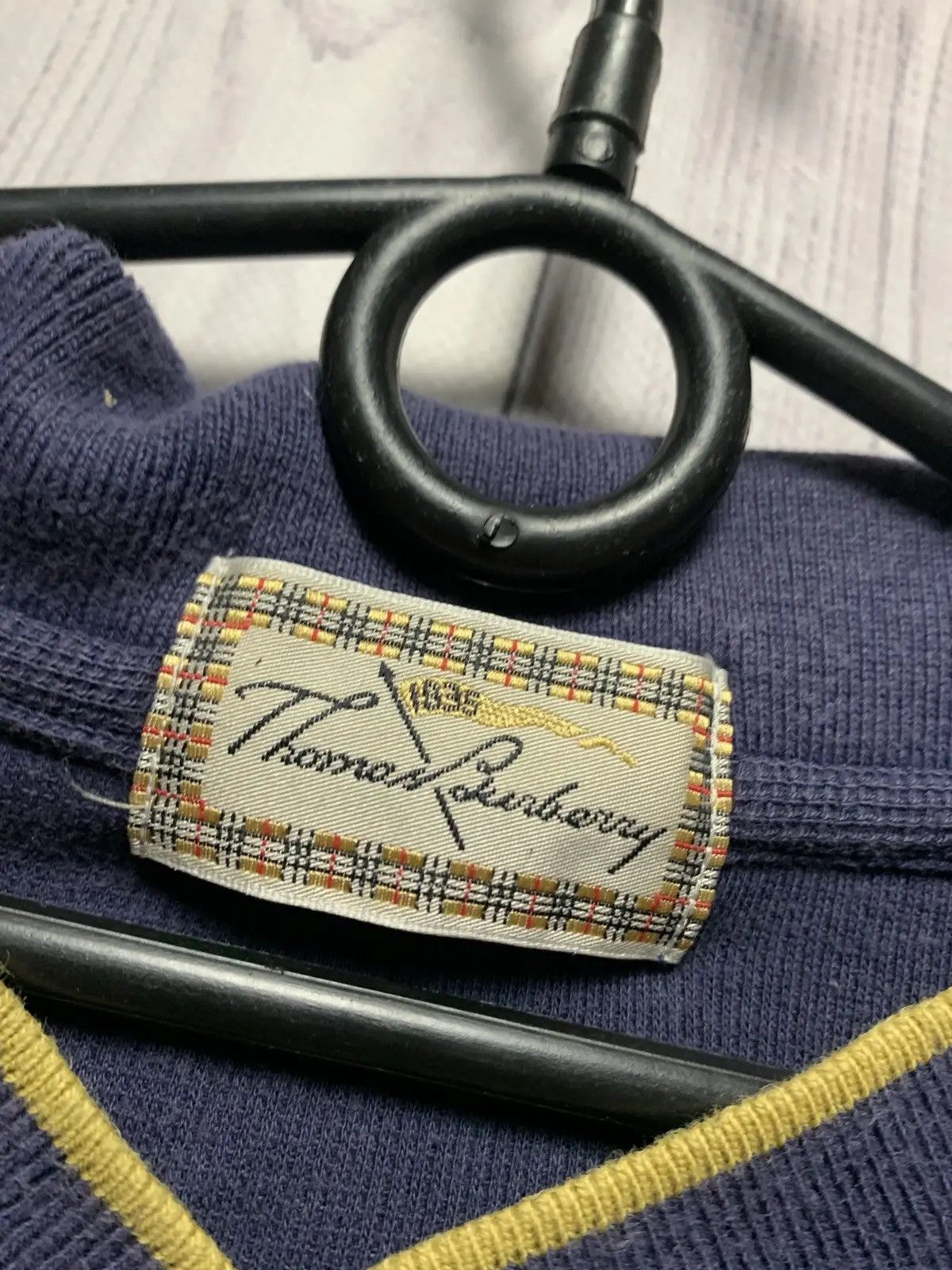 Burberry Vintage Long sleeve Thomas Burberry sweater XL Size US XL / EU 56 / 4 - 6 Thumbnail