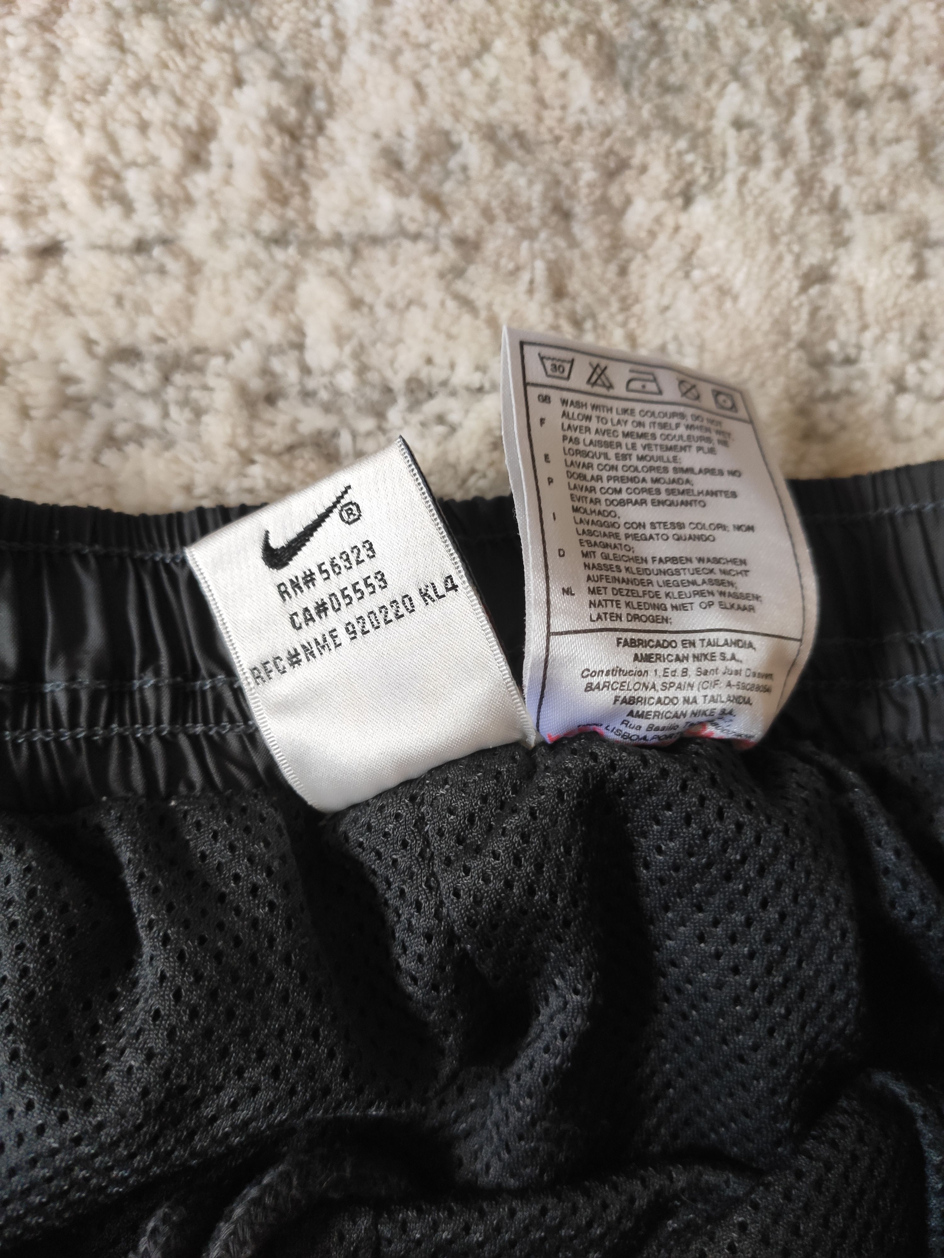 Nike × Vintage Nike vintage trackpants sweatpants 90s black button swoosh M Size US 32 / EU 48 - 6 Thumbnail
